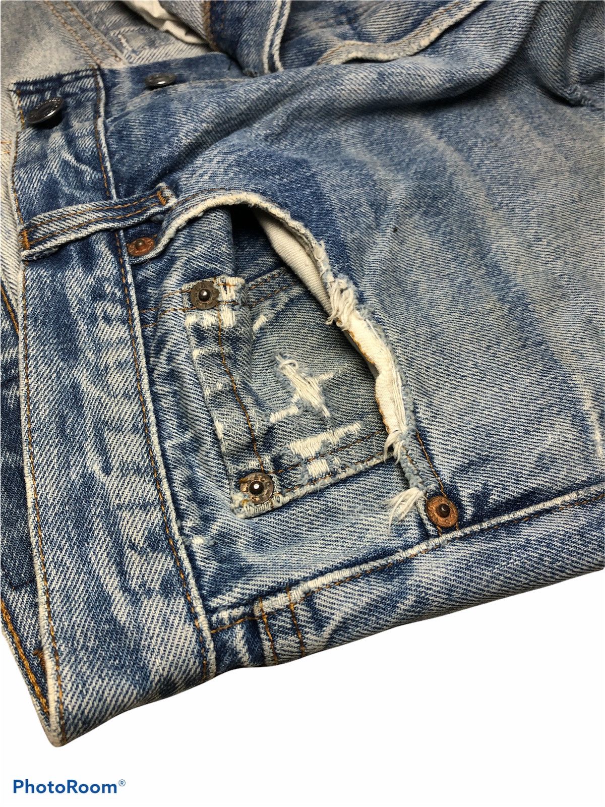 Levi's VTG LEVIS 501 DISTRESSED KURT COBAIN Size US 33 - 6 Thumbnail