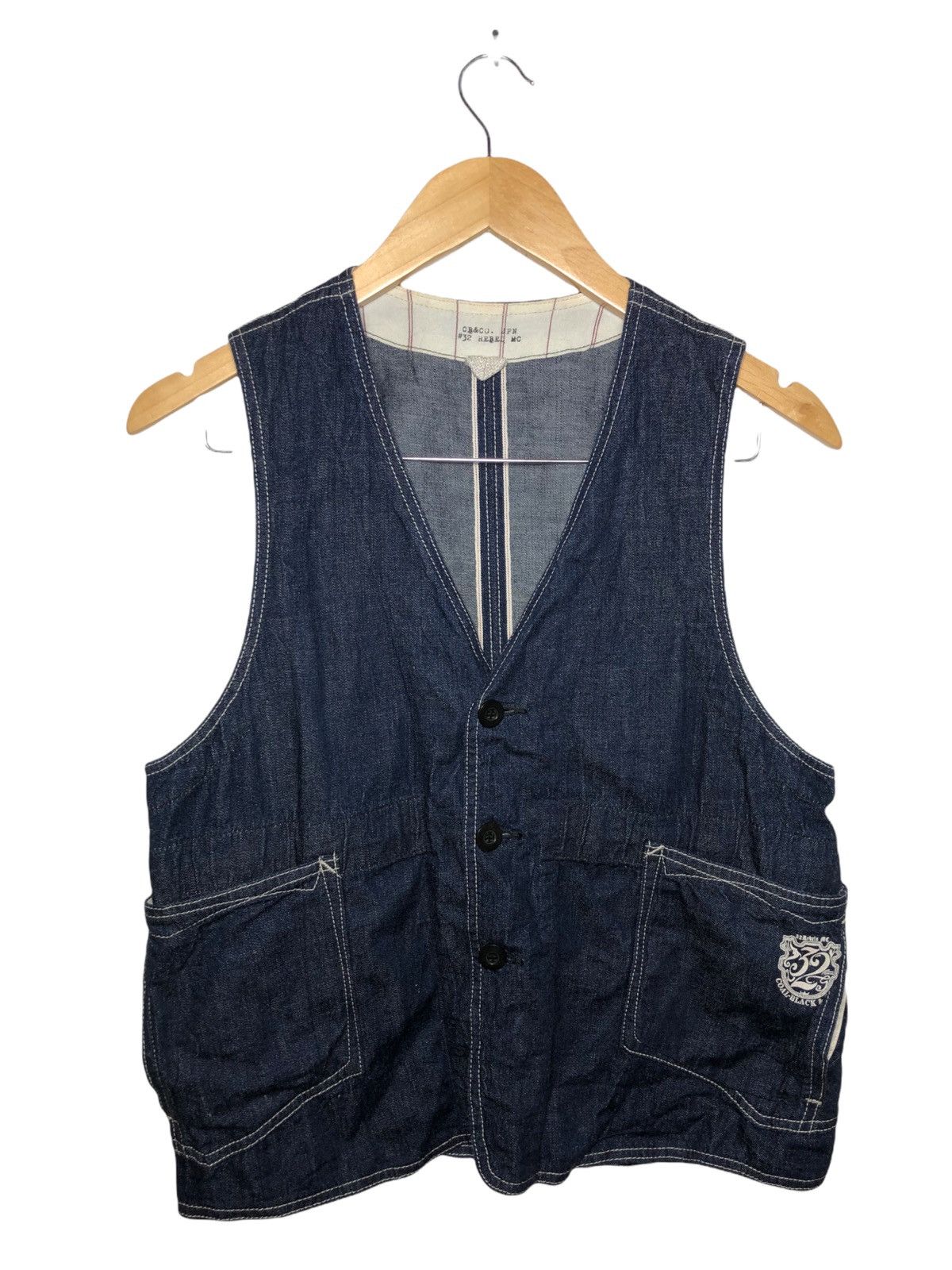Coal × If Six Was Nine Japanese Brand Coal Black & co denime vest Size US M / EU 48-50 / 2 - 1 Thumbnail