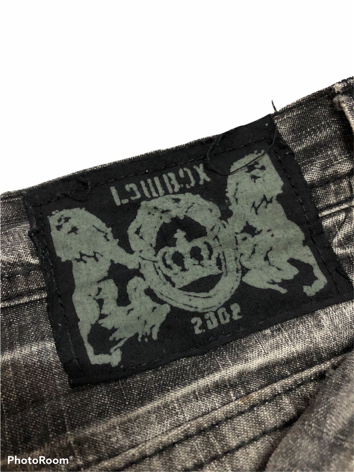 Japanese Brand LOWBOX PAINTED DISTRESSED FLARE DENIM Size US 32 / EU 48 - 5 Thumbnail