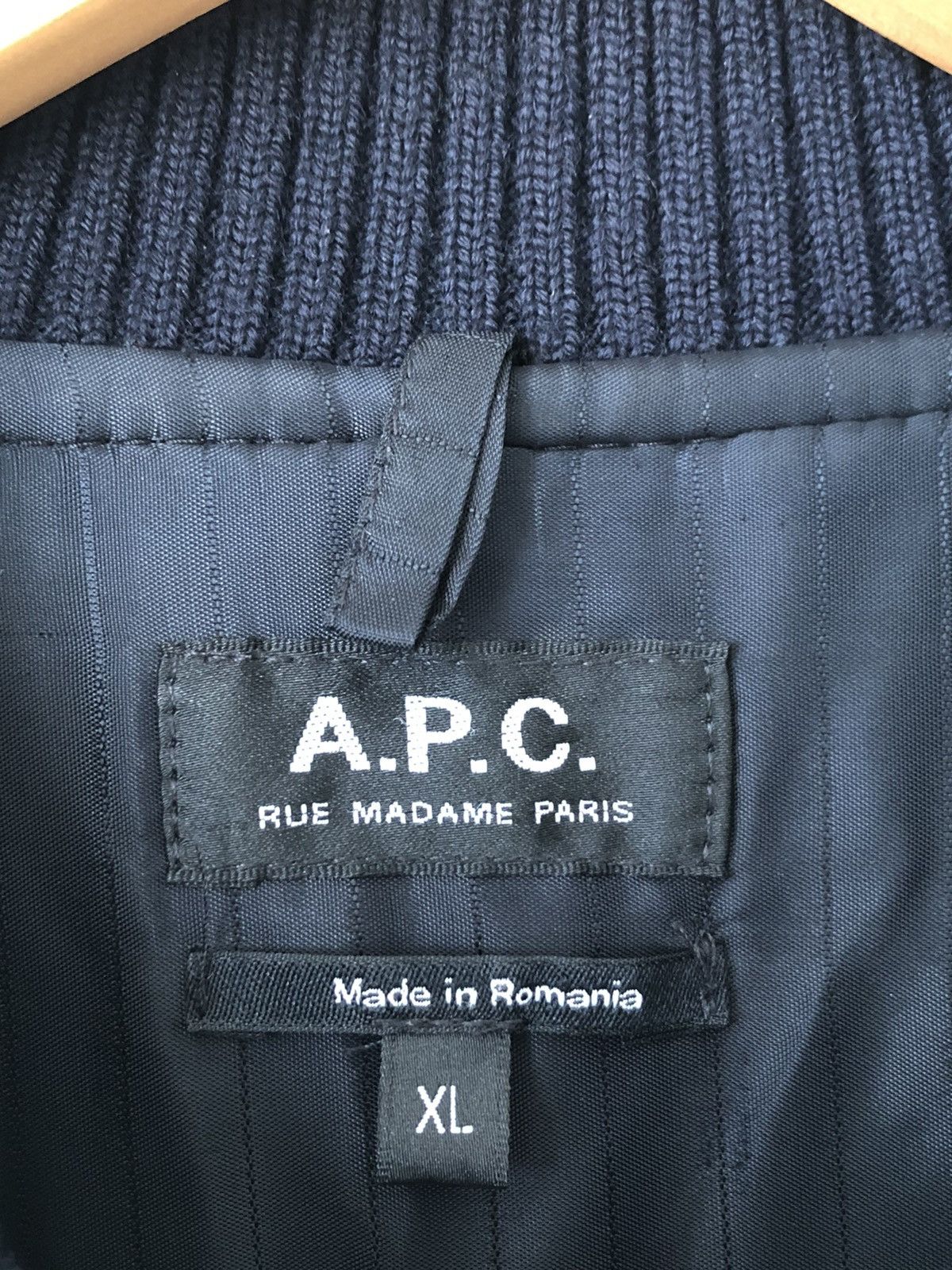 A.P.C. A.P.C. Copper Varsity Jacket Size US XL / EU 56 / 4 - 6 Thumbnail