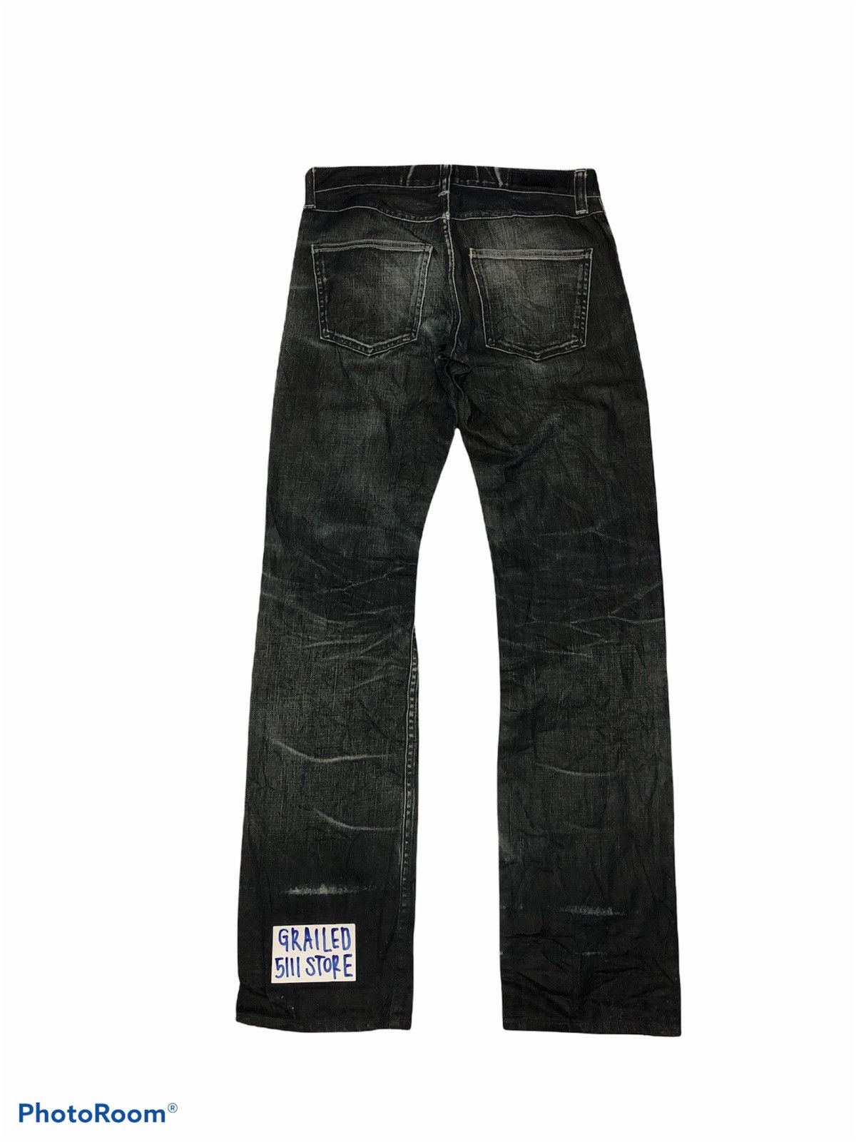 Black Label BACK NUMBER BLACK LABEL DISTRESSED DENIM Size US 31 - 3 Thumbnail