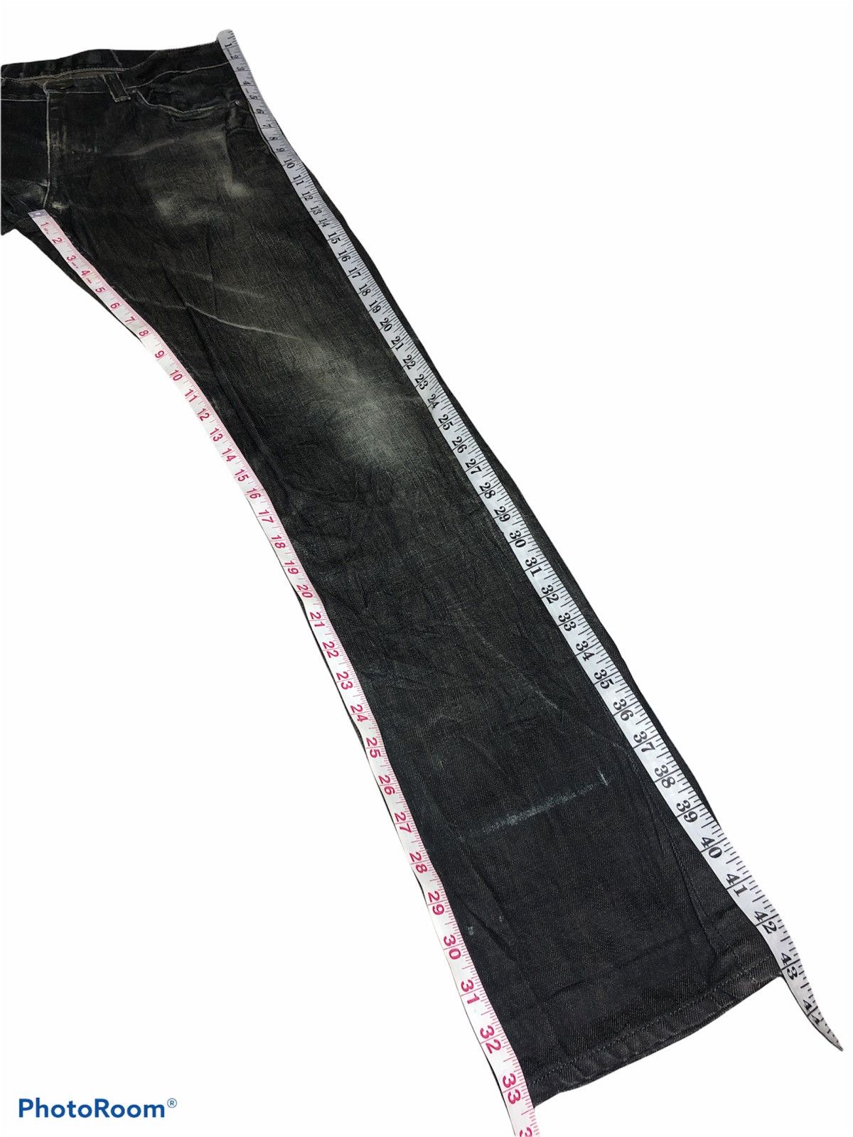 Black Label BACK NUMBER BLACK LABEL DISTRESSED DENIM Size US 31 - 7 Thumbnail