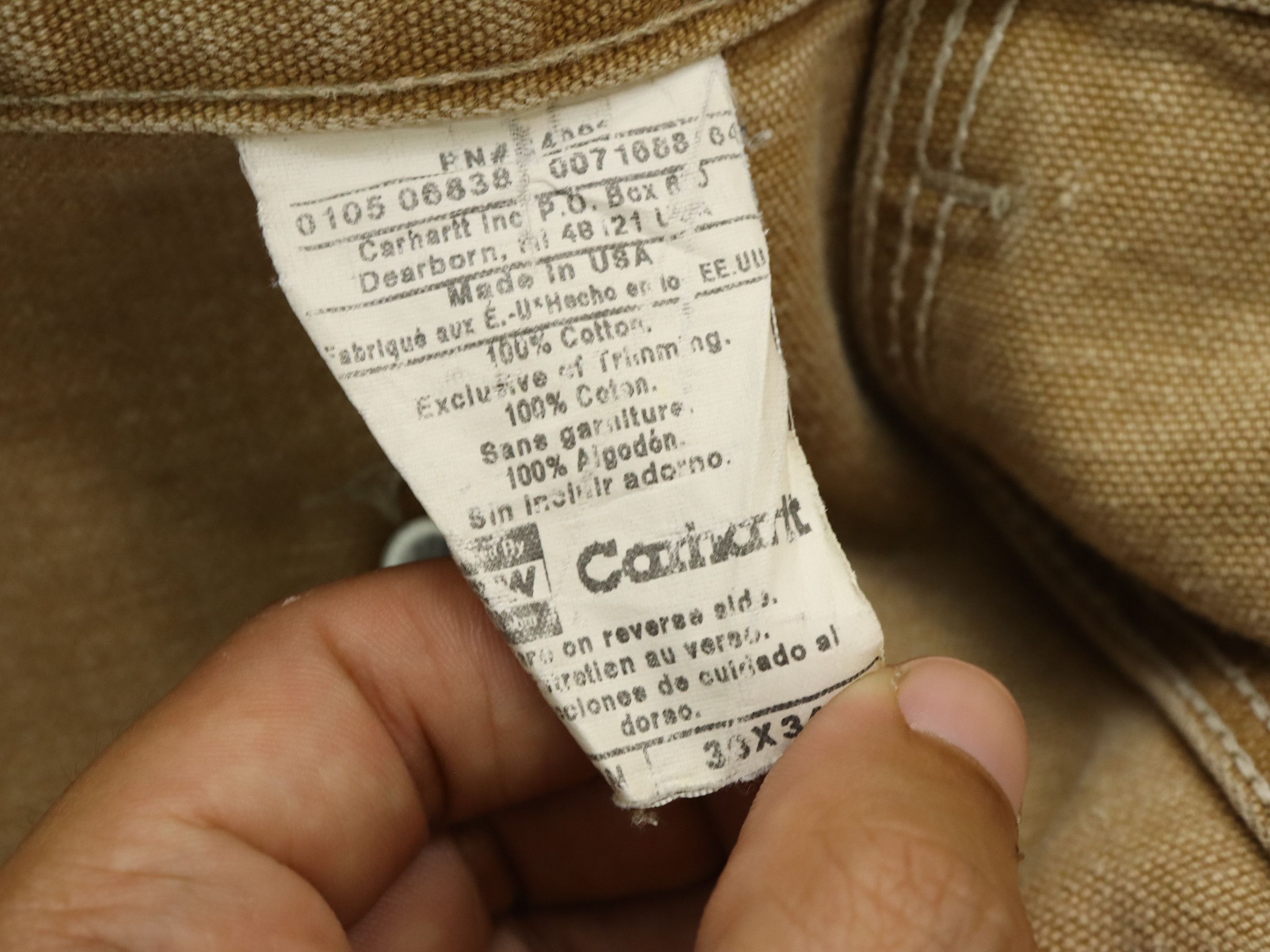 Carhartt Vintage Carhartt Double Knee Work Cargo Carpenter Pant Size US 36 / EU 52 - 22 Thumbnail