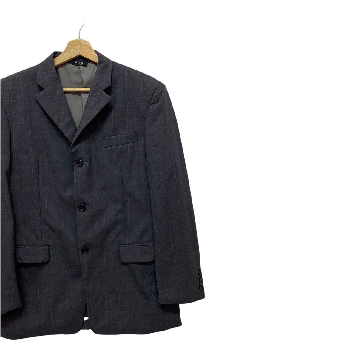 Y's × Y's for Men × Yohji Yamamoto 🔥YOHJI YAMAMOTO ICONIC Y'SACCS BUTTON GREY LUXURY COAT Size US S / EU 44-46 / 1 - 7 Thumbnail