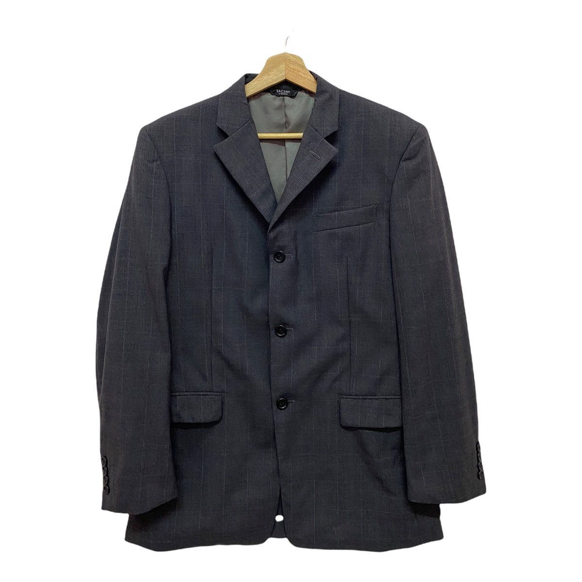Y's × Y's for Men × Yohji Yamamoto 🔥YOHJI YAMAMOTO ICONIC Y'SACCS BUTTON GREY LUXURY COAT Size US S / EU 44-46 / 1 - 8 Thumbnail