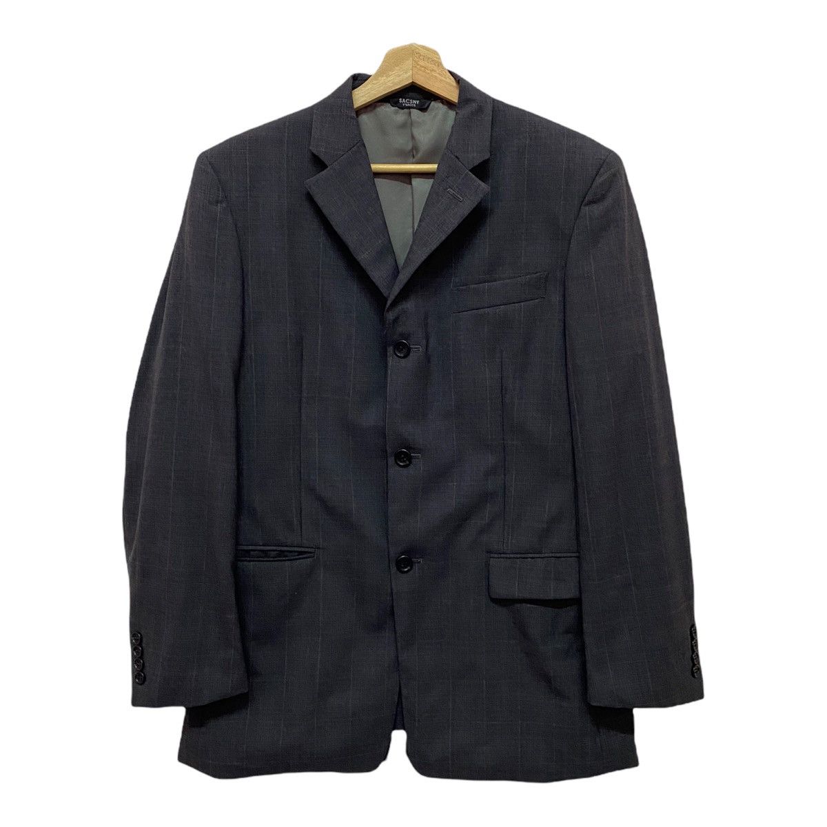 Y's × Y's for Men × Yohji Yamamoto 🔥YOHJI YAMAMOTO ICONIC Y'SACCS BUTTON GREY LUXURY COAT Size US S / EU 44-46 / 1 - 1 Thumbnail