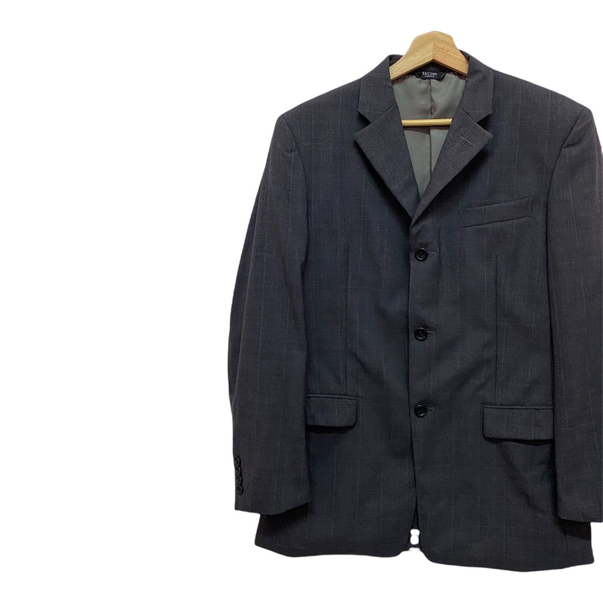 Y's × Y's for Men × Yohji Yamamoto 🔥YOHJI YAMAMOTO ICONIC Y'SACCS BUTTON GREY LUXURY COAT Size US S / EU 44-46 / 1 - 6 Thumbnail