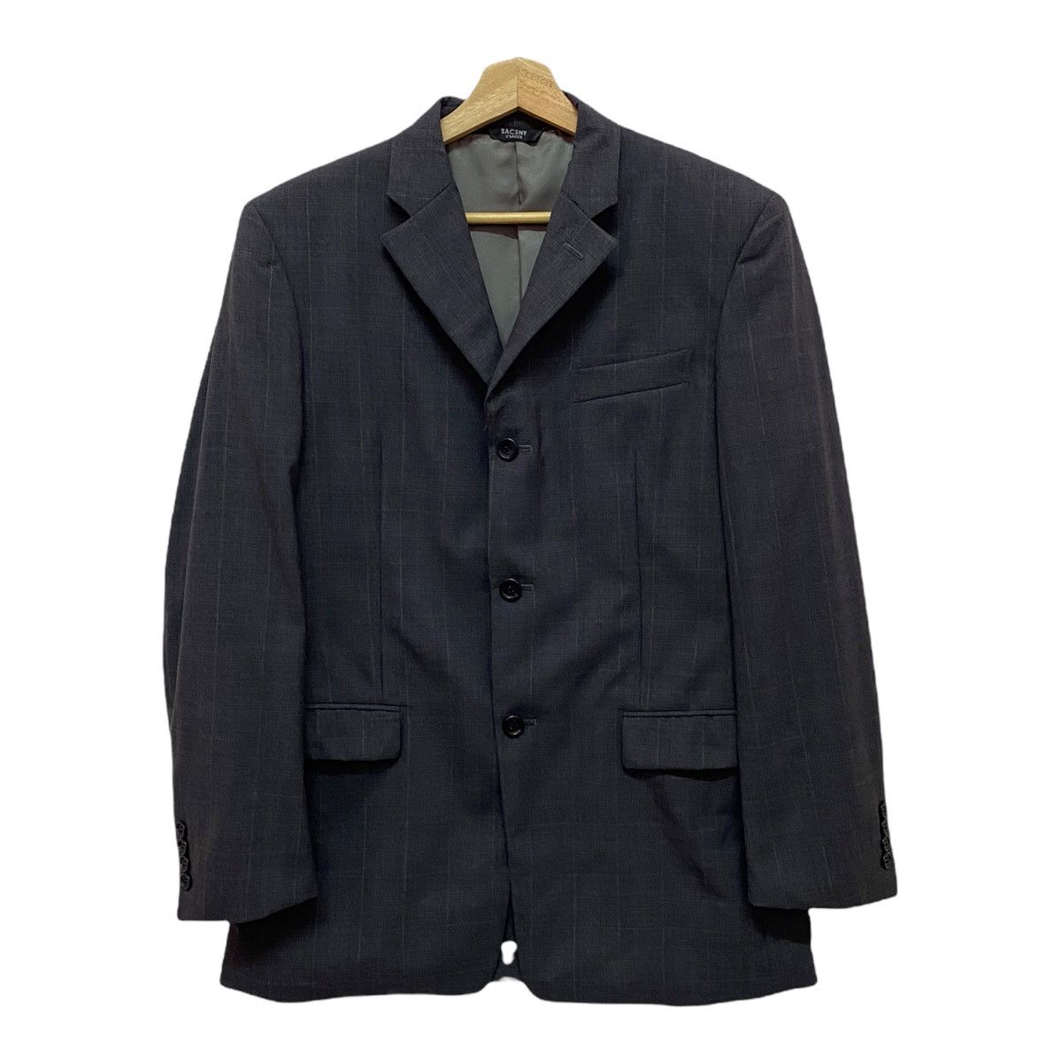 Y's × Y's for Men × Yohji Yamamoto 🔥YOHJI YAMAMOTO ICONIC Y'SACCS BUTTON GREY LUXURY COAT Size US S / EU 44-46 / 1 - 5 Thumbnail