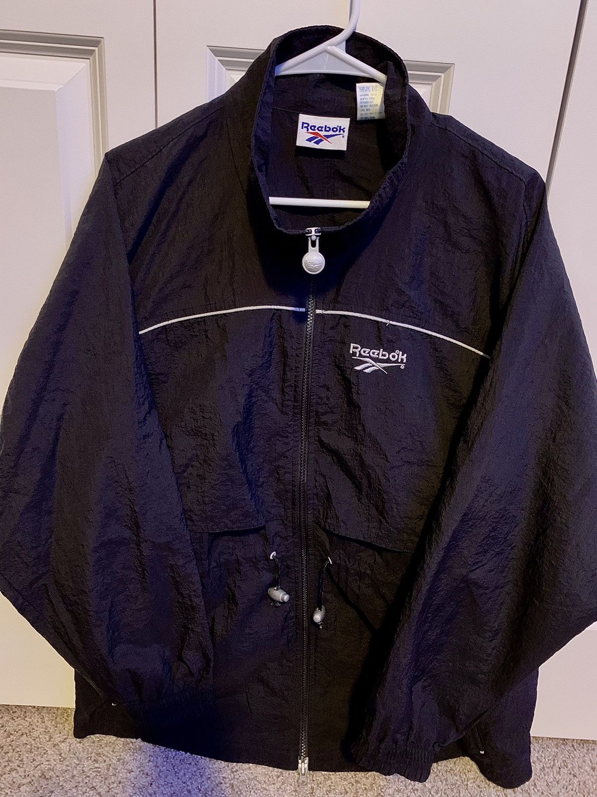 Reebok × Vintage Vintage Reebok Windbreaker Zip-up Jacket Size US L / EU 52-54 / 3 - 1 Thumbnail