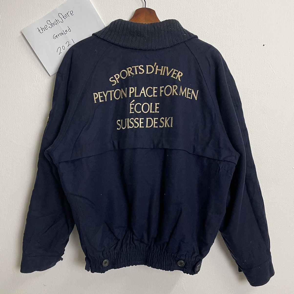 PPFM Vintage PPFM Embroidery Big Logo Reversable Wool Jacket Size US L / EU 52-54 / 3 - 1 Thumbnail
