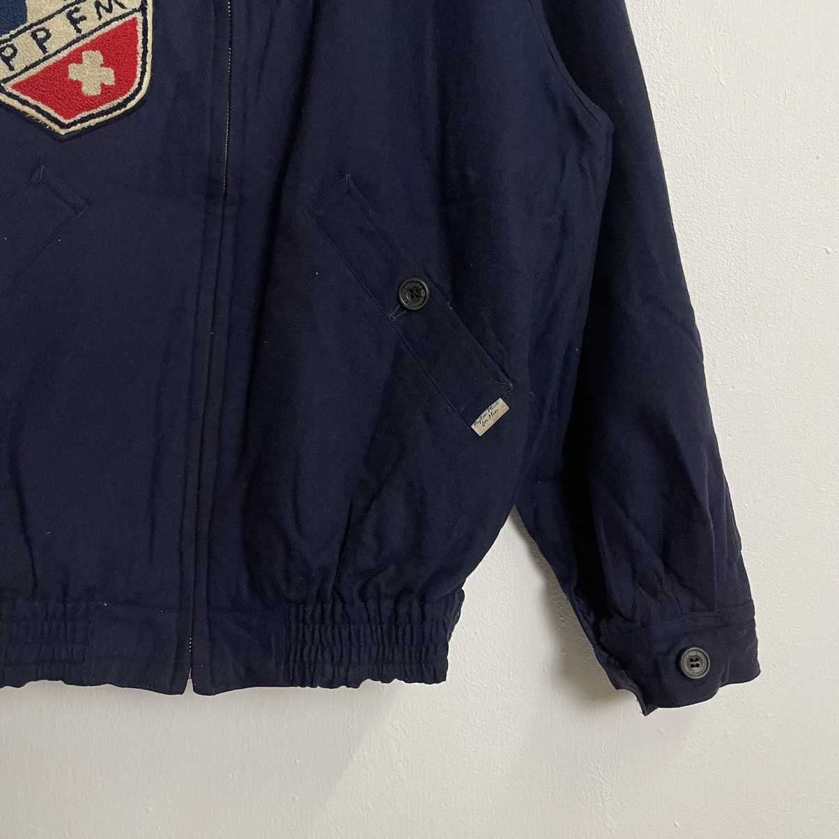 PPFM Vintage PPFM Embroidery Big Logo Reversable Wool Jacket Size US L / EU 52-54 / 3 - 11 Thumbnail