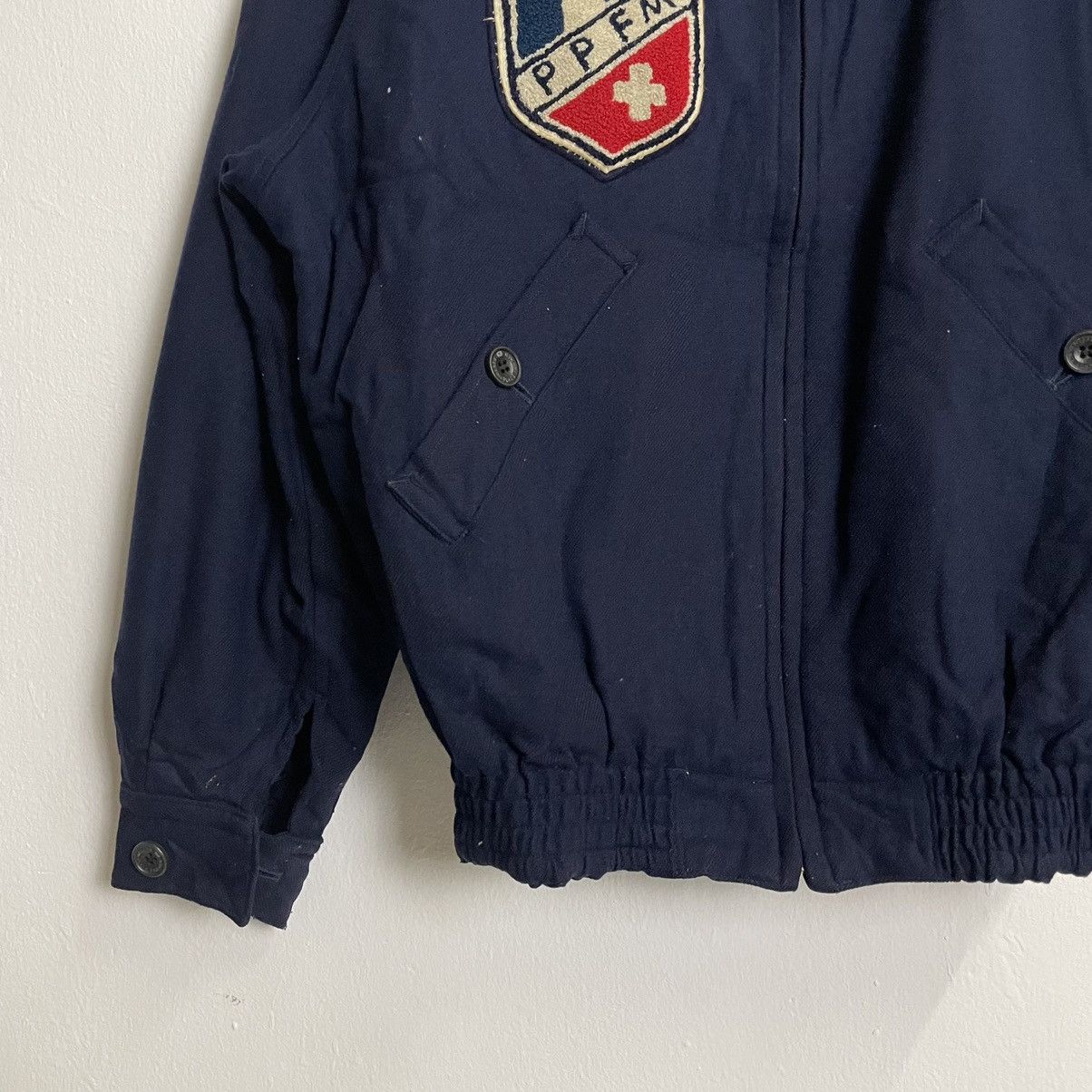 PPFM Vintage PPFM Embroidery Big Logo Reversable Wool Jacket Size US L / EU 52-54 / 3 - 10 Thumbnail