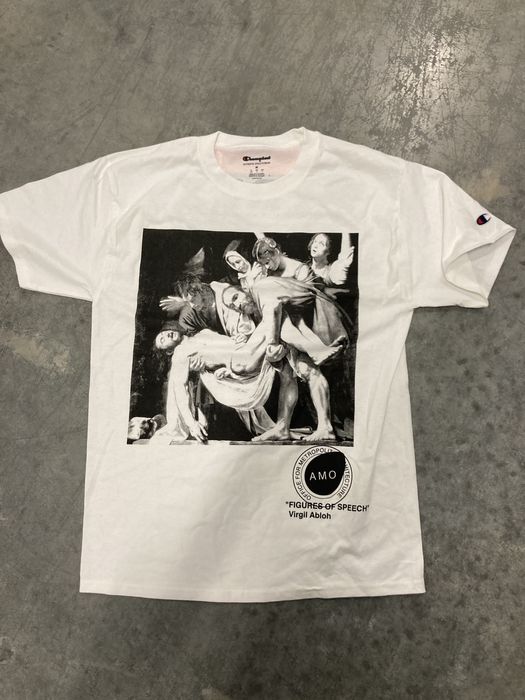 廉価 VirgilAbloh x MCA FigureofSpeech Amo Tee | artfive.co.jp