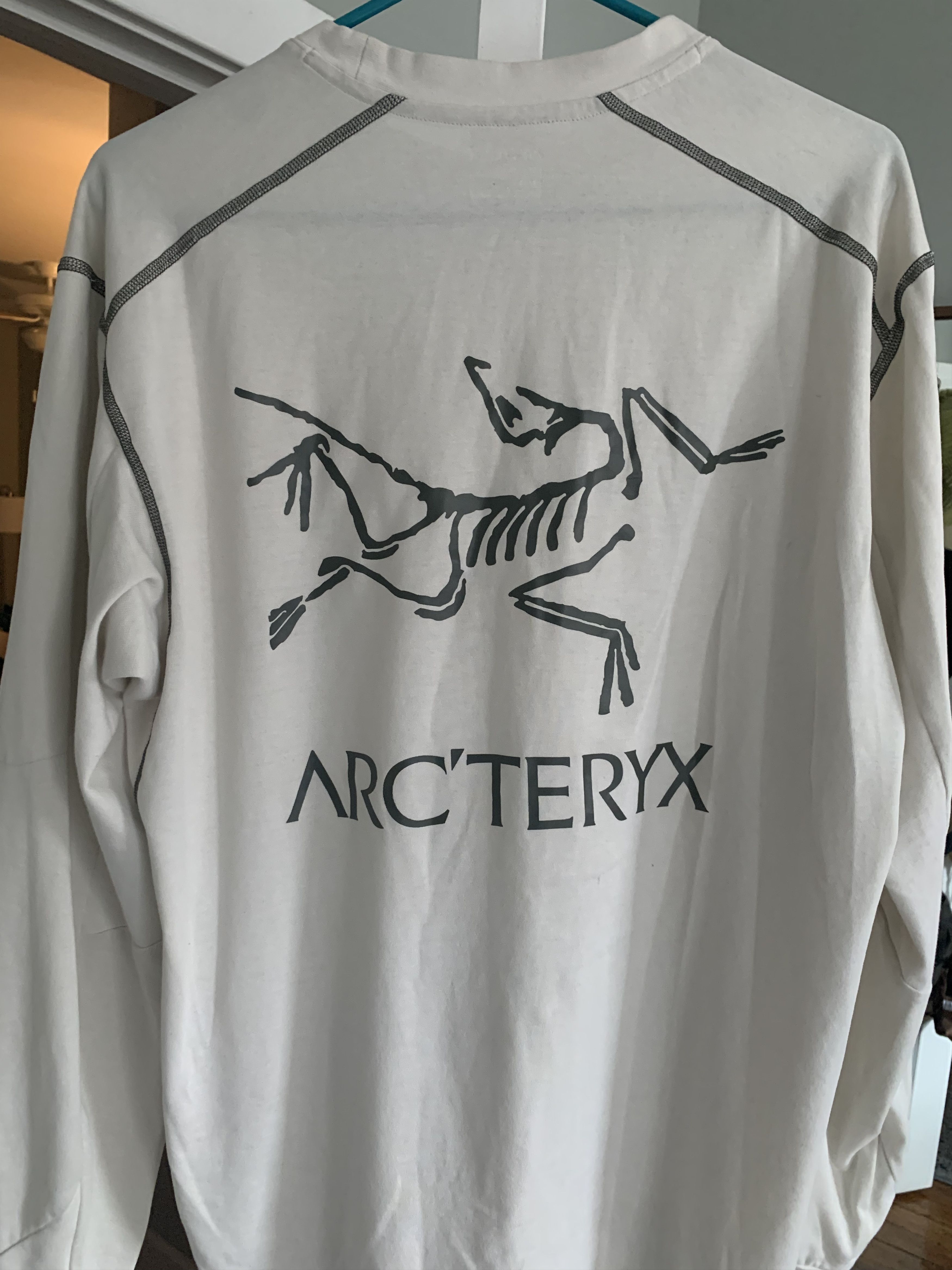 Arc'Teryx Arc'Teryx System A - Copal Bird Tee LS Chalk | Grailed