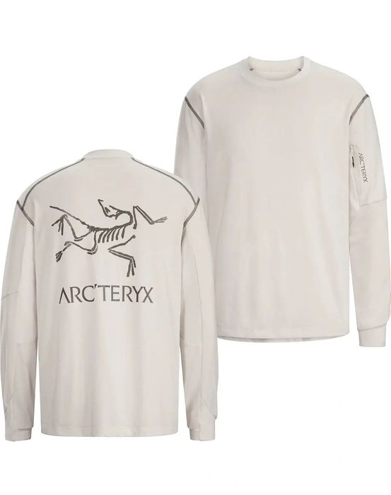 Arc'Teryx Arc'Teryx System A - Copal Bird Tee LS Chalk | Grailed