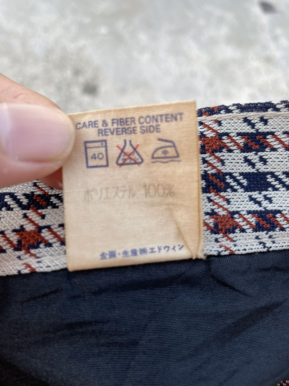 Edwin × If Six Was Nine × Vintage Edwin Checked Jeans Size US 29 - 12 Thumbnail