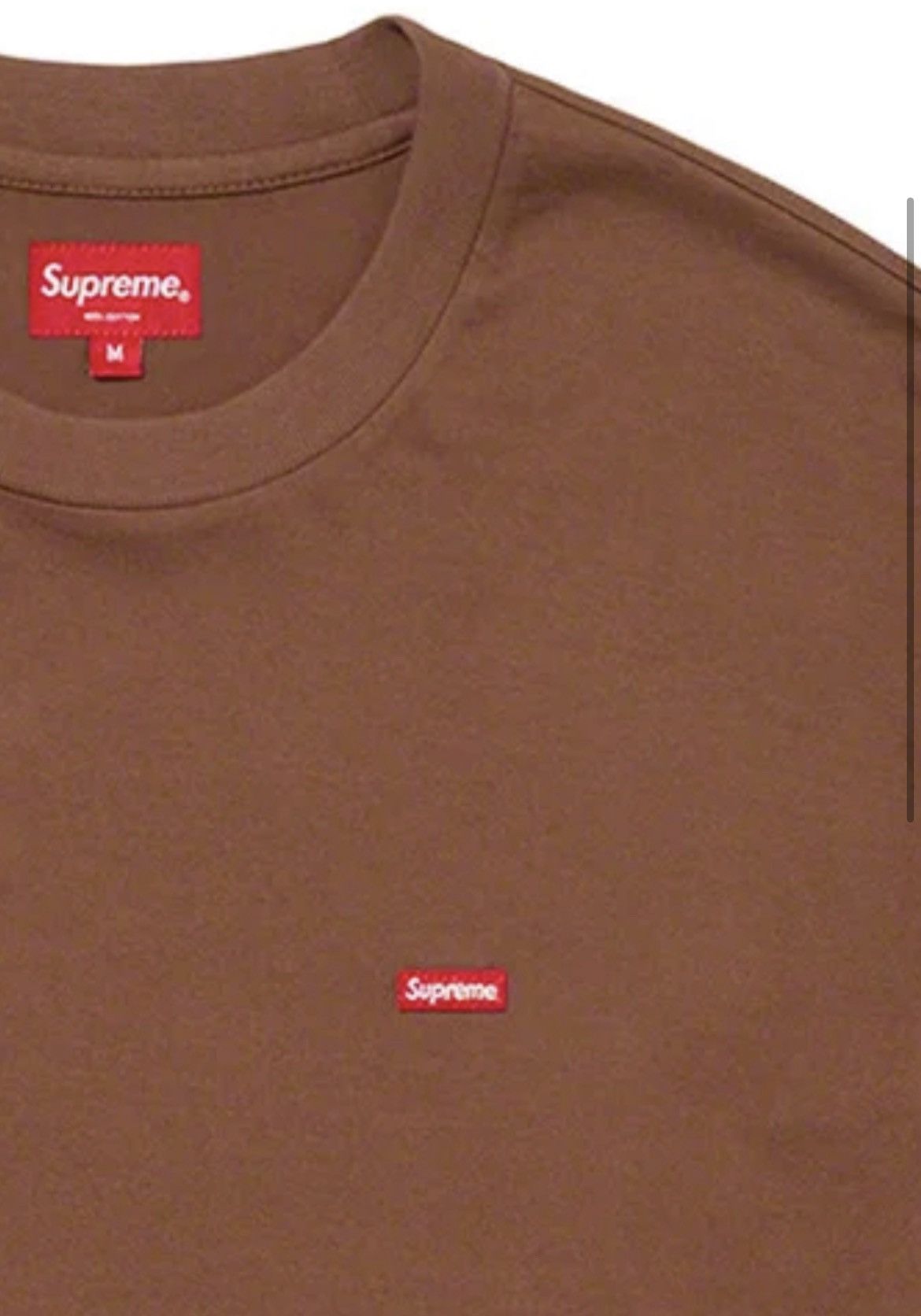 トップス Supreme Small Box L/S Tee Light Brown Supreme Small Box L S Tee (FW23) - $68