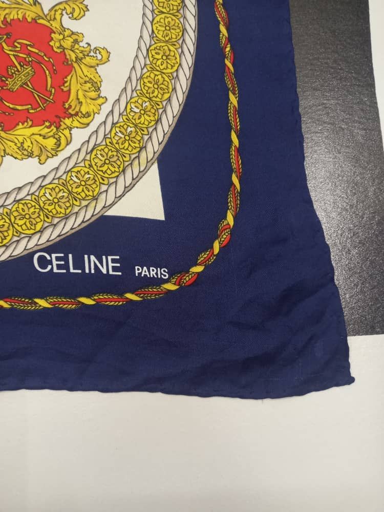 Celine Celine Paris Silk Scarf Size ONE SIZE - 10 Thumbnail