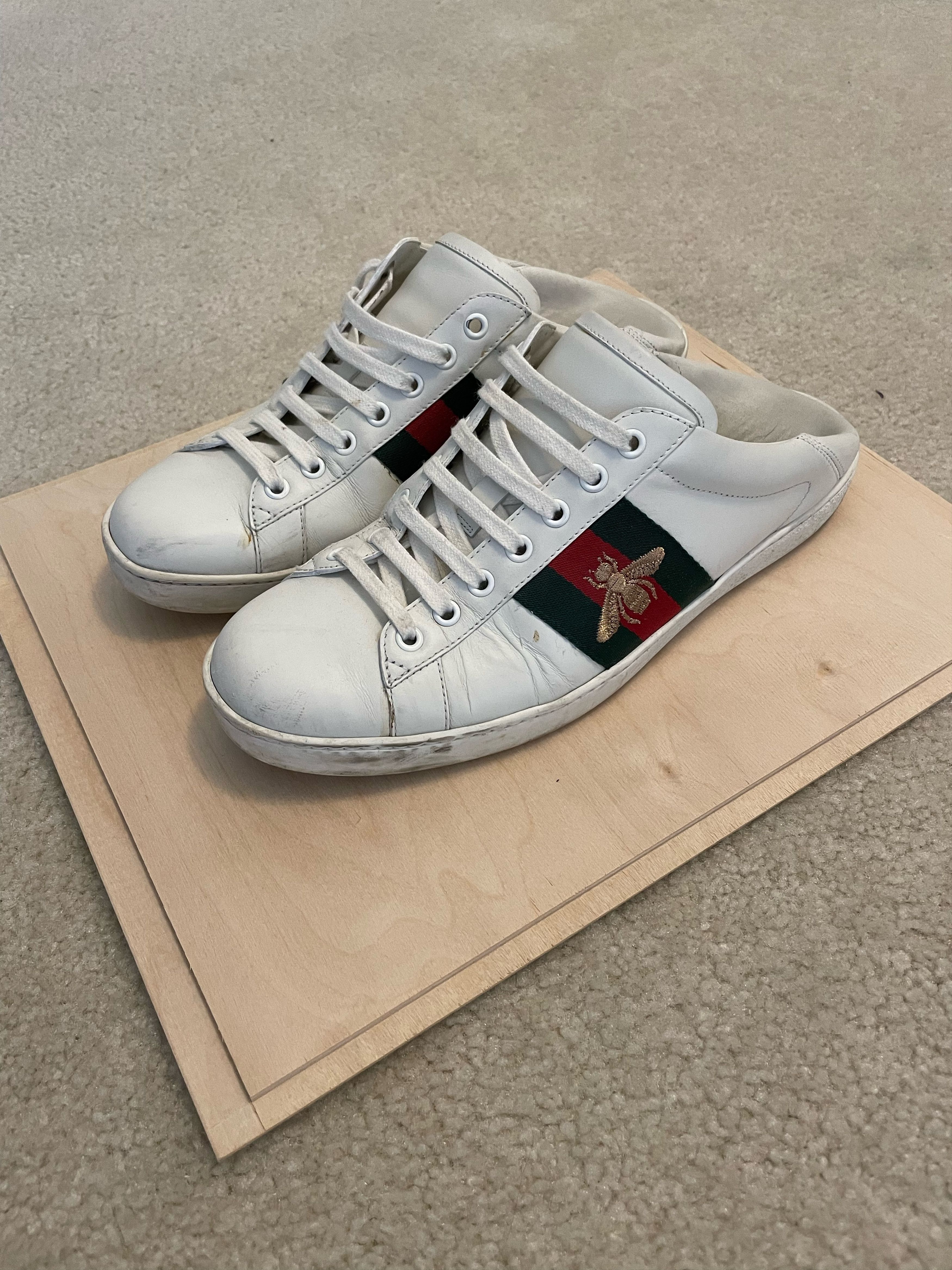 Gucci Gucci Ace Sneaker Folded Heel | Grailed