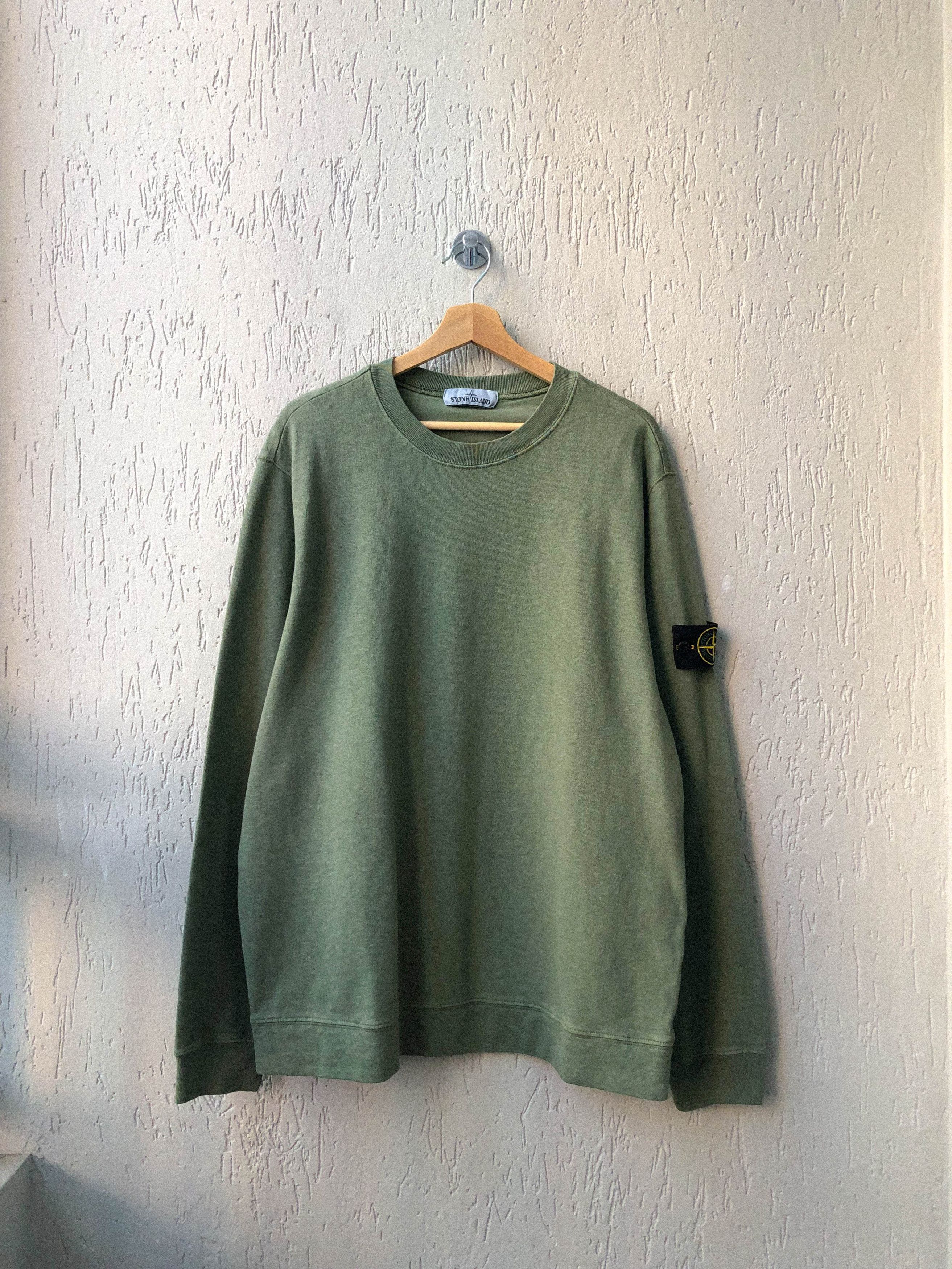 Stone island old dye treatment sweatshirt sale
