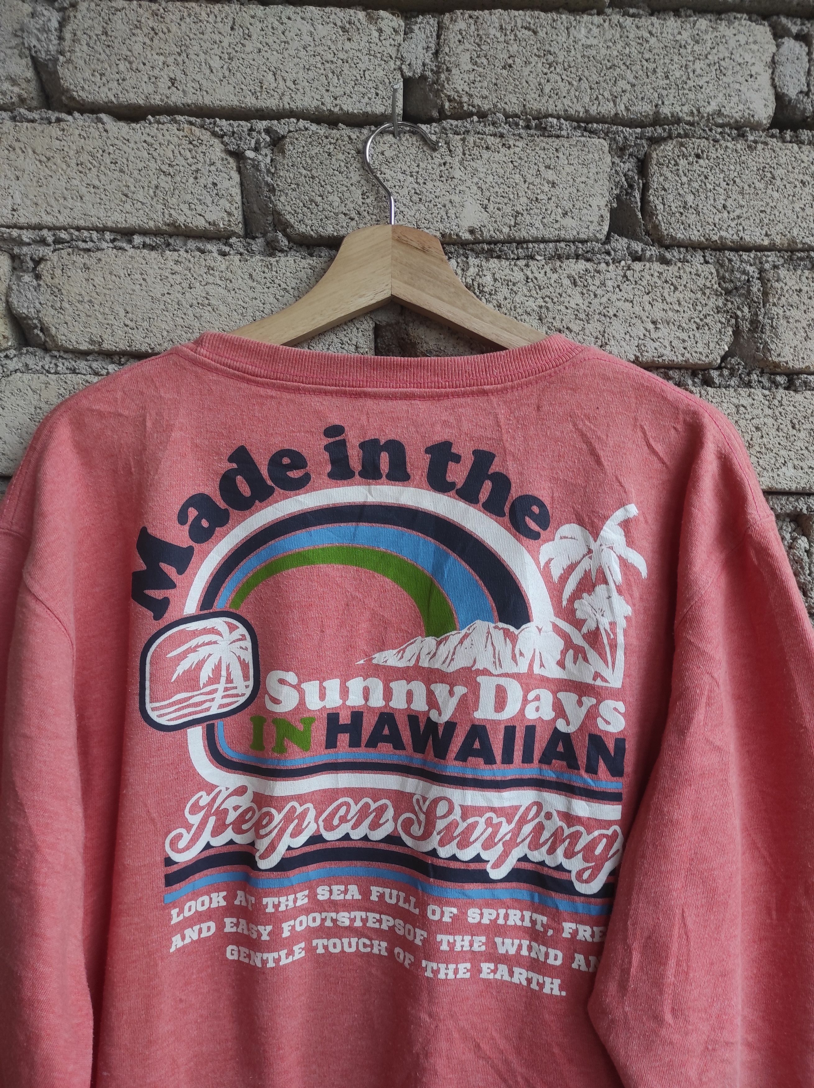 Life's a Beach × Vintage the surf gallery Hawaii hawaiian beach sweatshirt sweater Size US L / EU 52-54 / 3 - 3 Thumbnail
