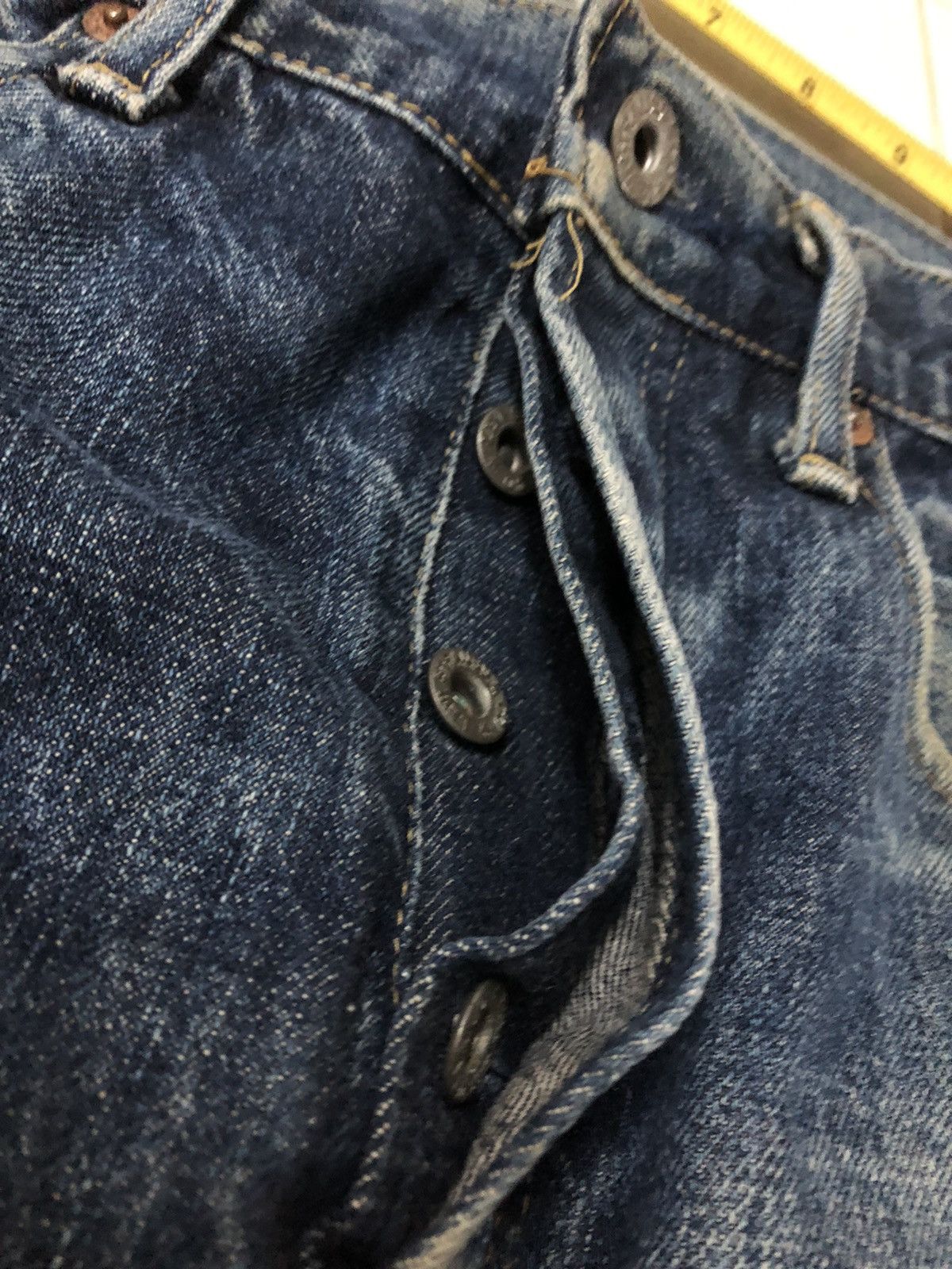 Levi's Vintage 702 Capital E LEVIS Back Buckle Distressed Denim Size US 28 / EU 44 - 18 Thumbnail