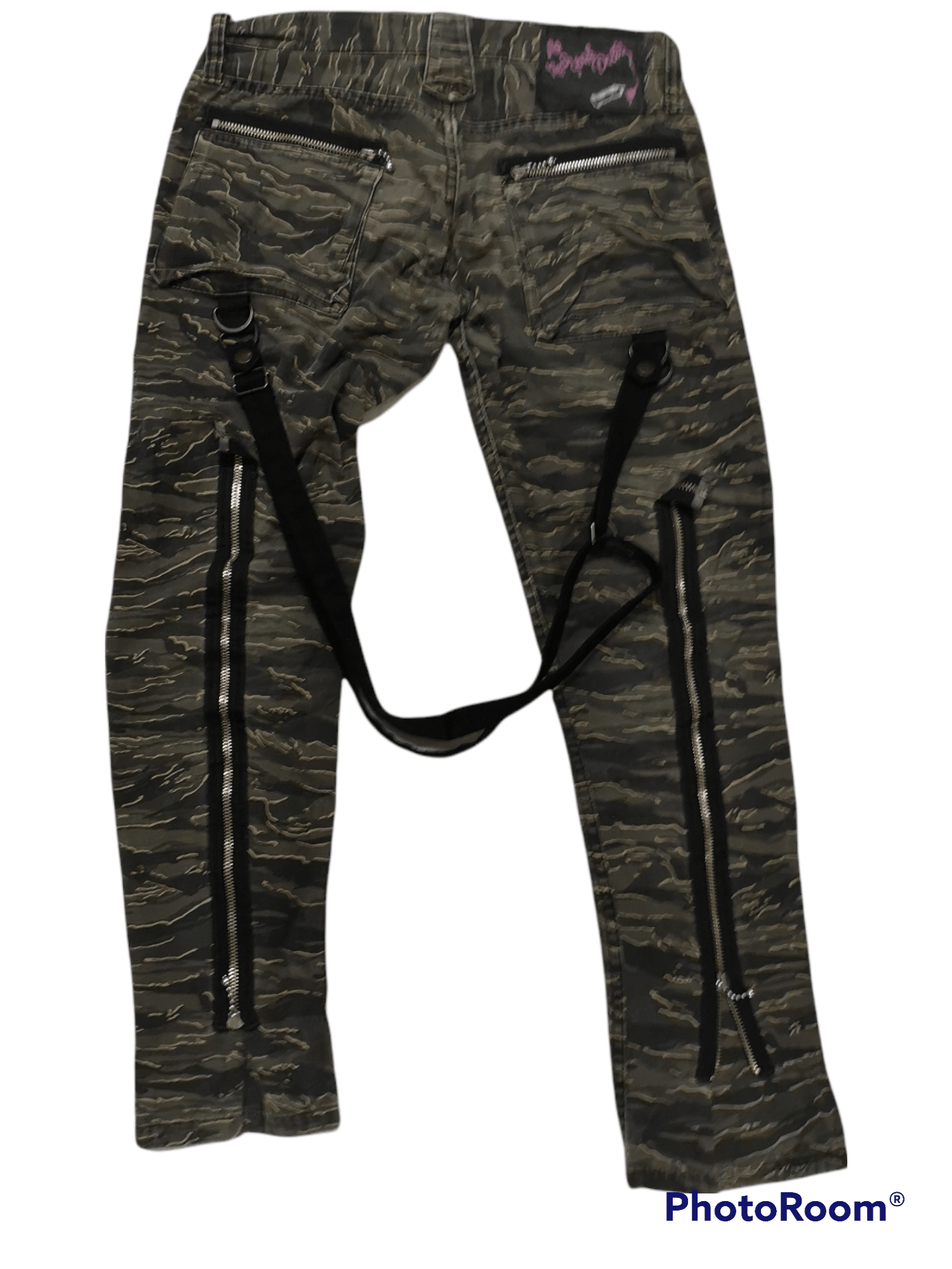 希少 AFFA stripe bondage pants trousers TRIPP NYC - CLASSIC BONDAGE PANT ZEBRA