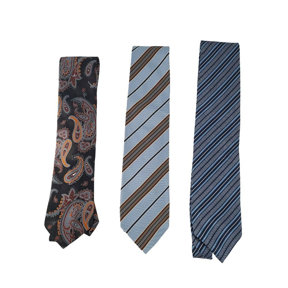 Ermenegildo Zegna Ermenegildo Zegna 2 Piece Classic Tie Striped/Paisley ...