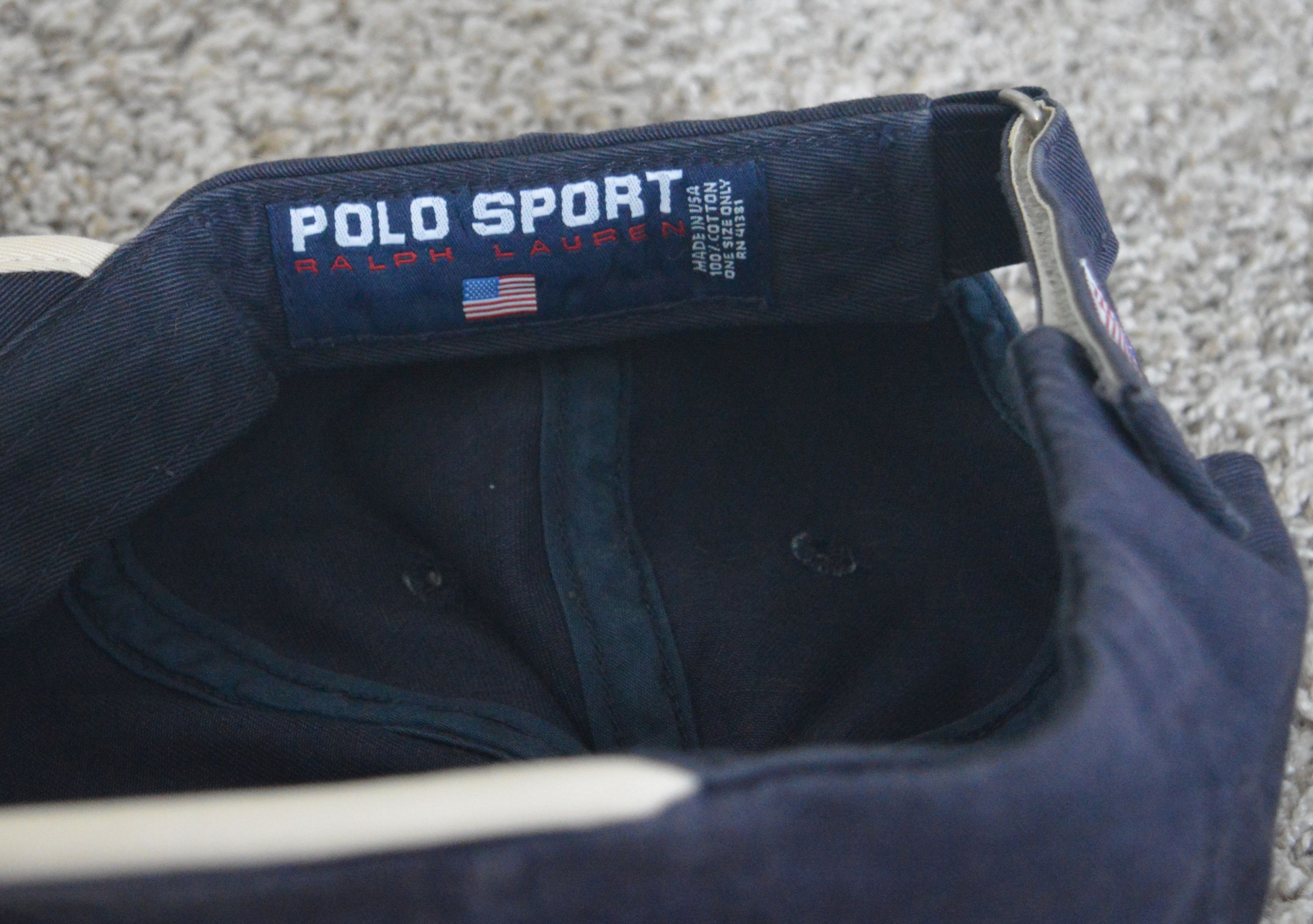 Polo Ralph Lauren Vintage Polo Sport Cap Size ONE SIZE - 3 Preview