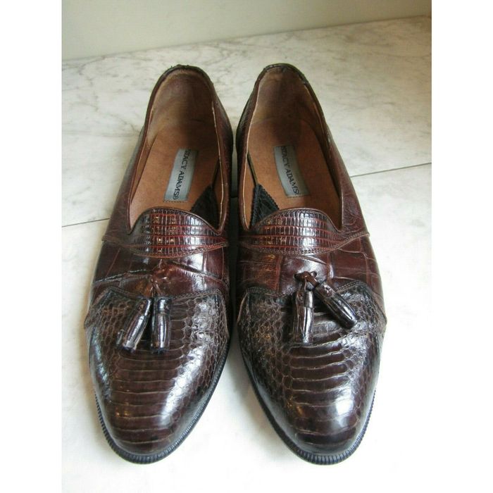 stacy adams snake shoes