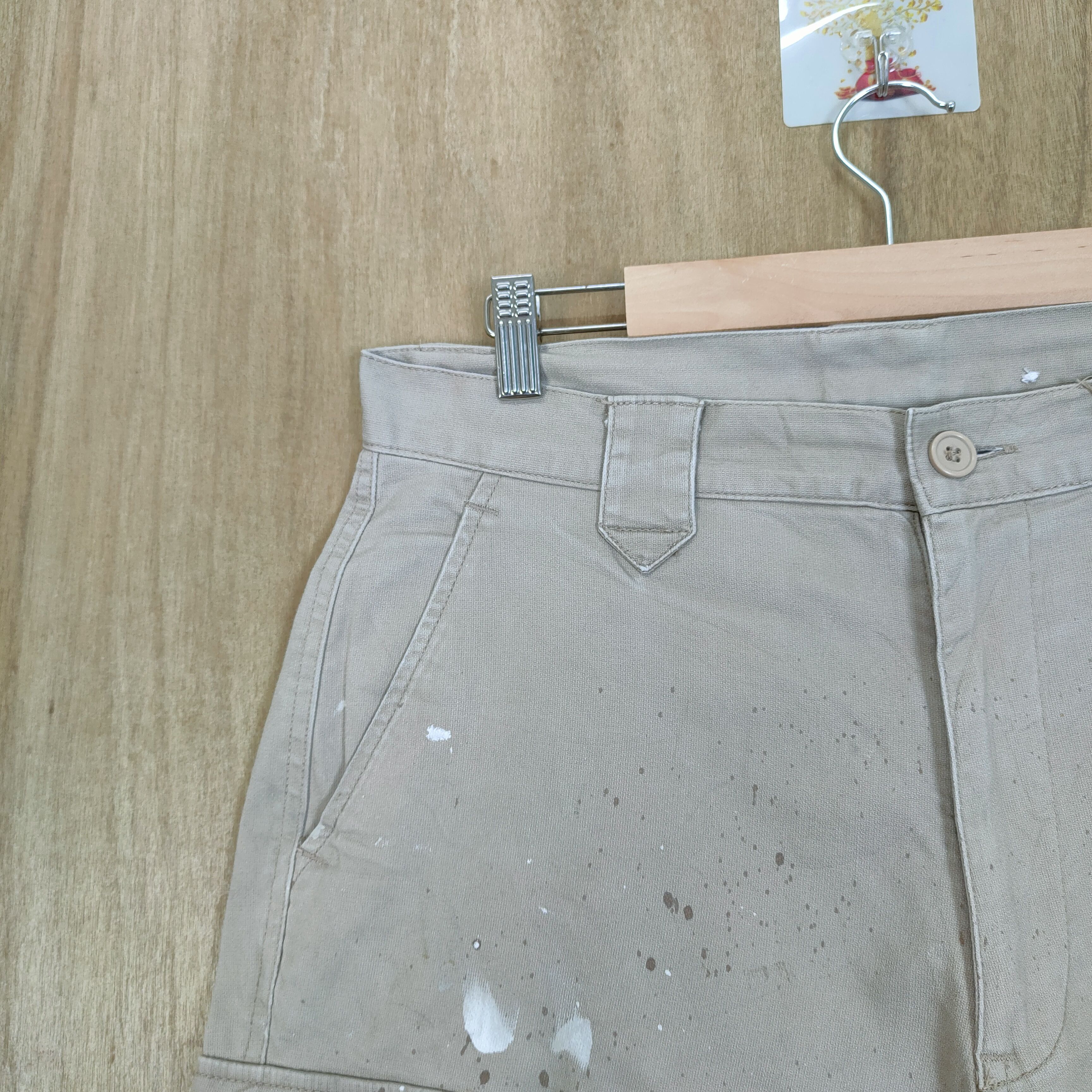 Japanese Brand JAPANES BRAND FADED STAIN PAINT CARGO PANTS/WORKWEAR Size US 32 / EU 48 - 13 Thumbnail