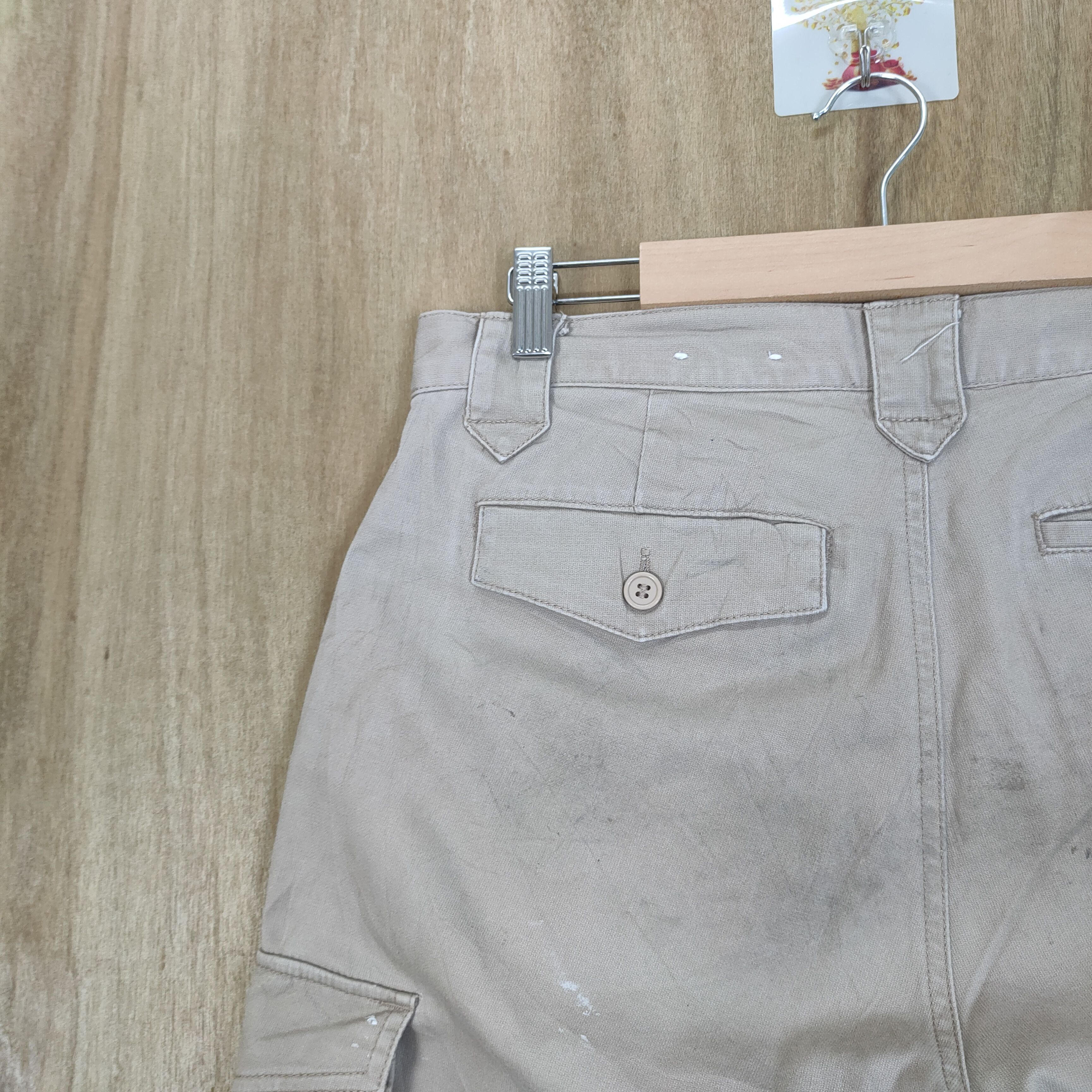 Japanese Brand JAPANES BRAND FADED STAIN PAINT CARGO PANTS/WORKWEAR Size US 32 / EU 48 - 11 Thumbnail
