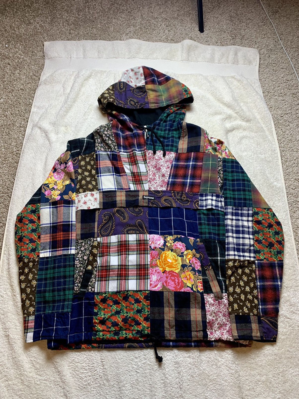 Supreme Patchwork Jacket | Grailed