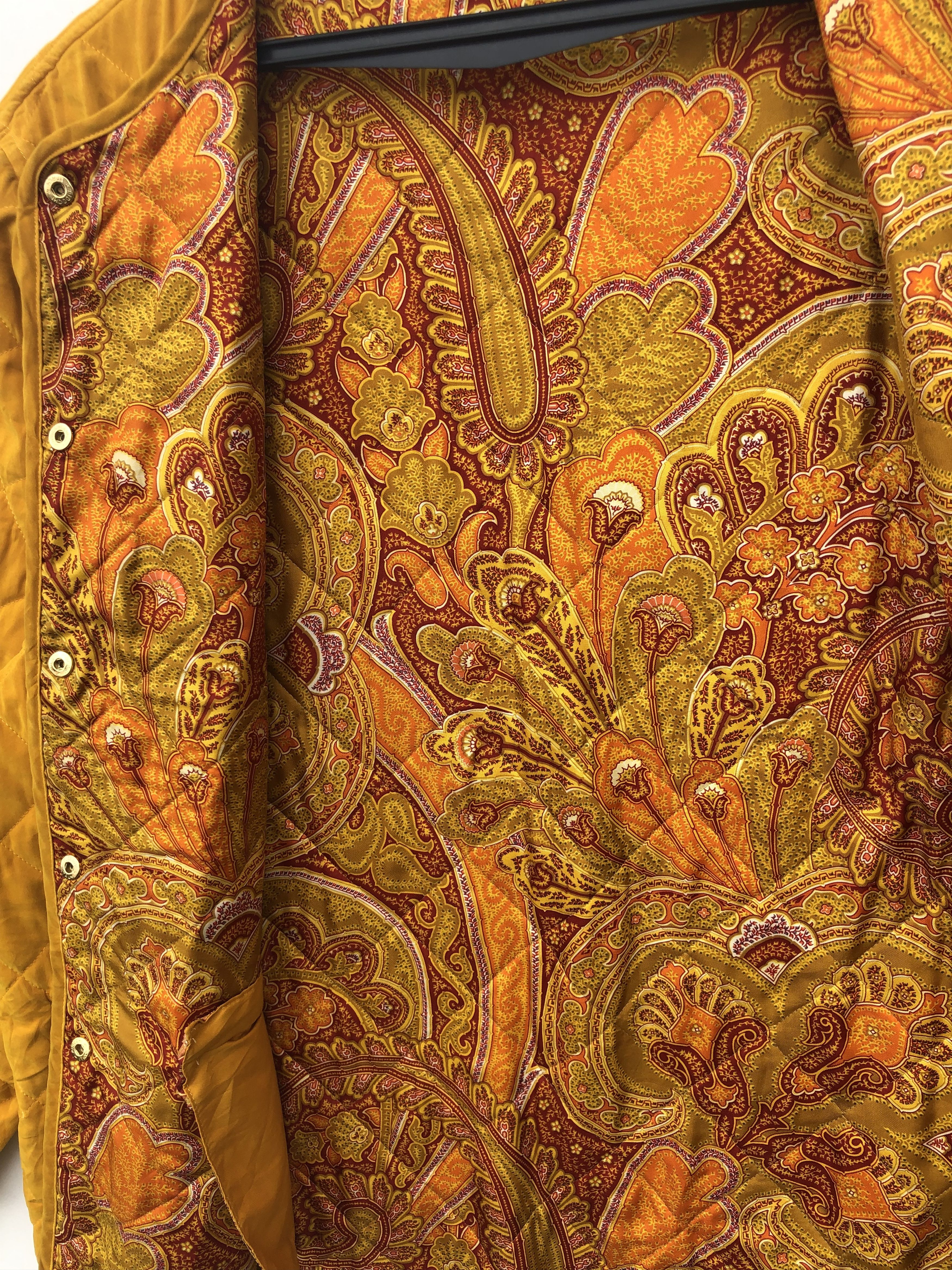 Etro ETRO SILK PAISLEY LINED LIGHTWEIGHT QUILTED COAT Size US M / EU 48-50 / 2 - 7 Thumbnail