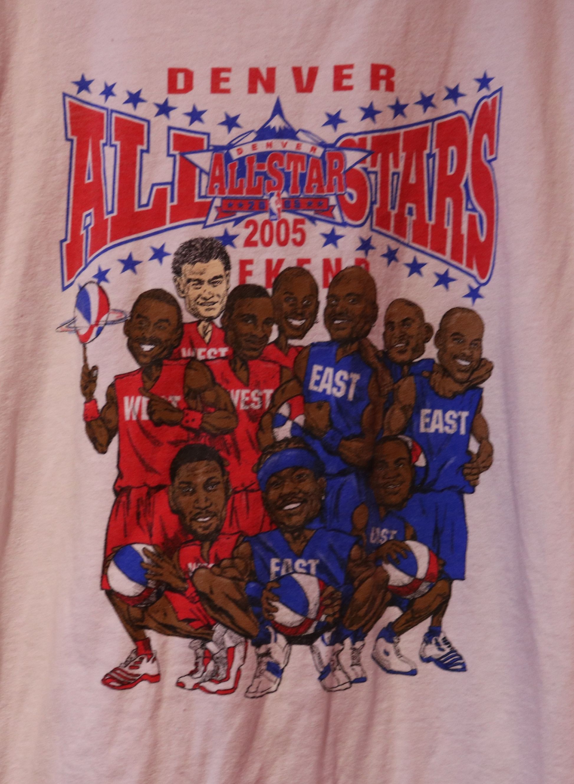 Anvil × NBA × Vintage Vintage 2005 Y2K Rare NBA All Star Weekend Shirt Size US XXL / EU 58 / 5 - 2 Thumbnail