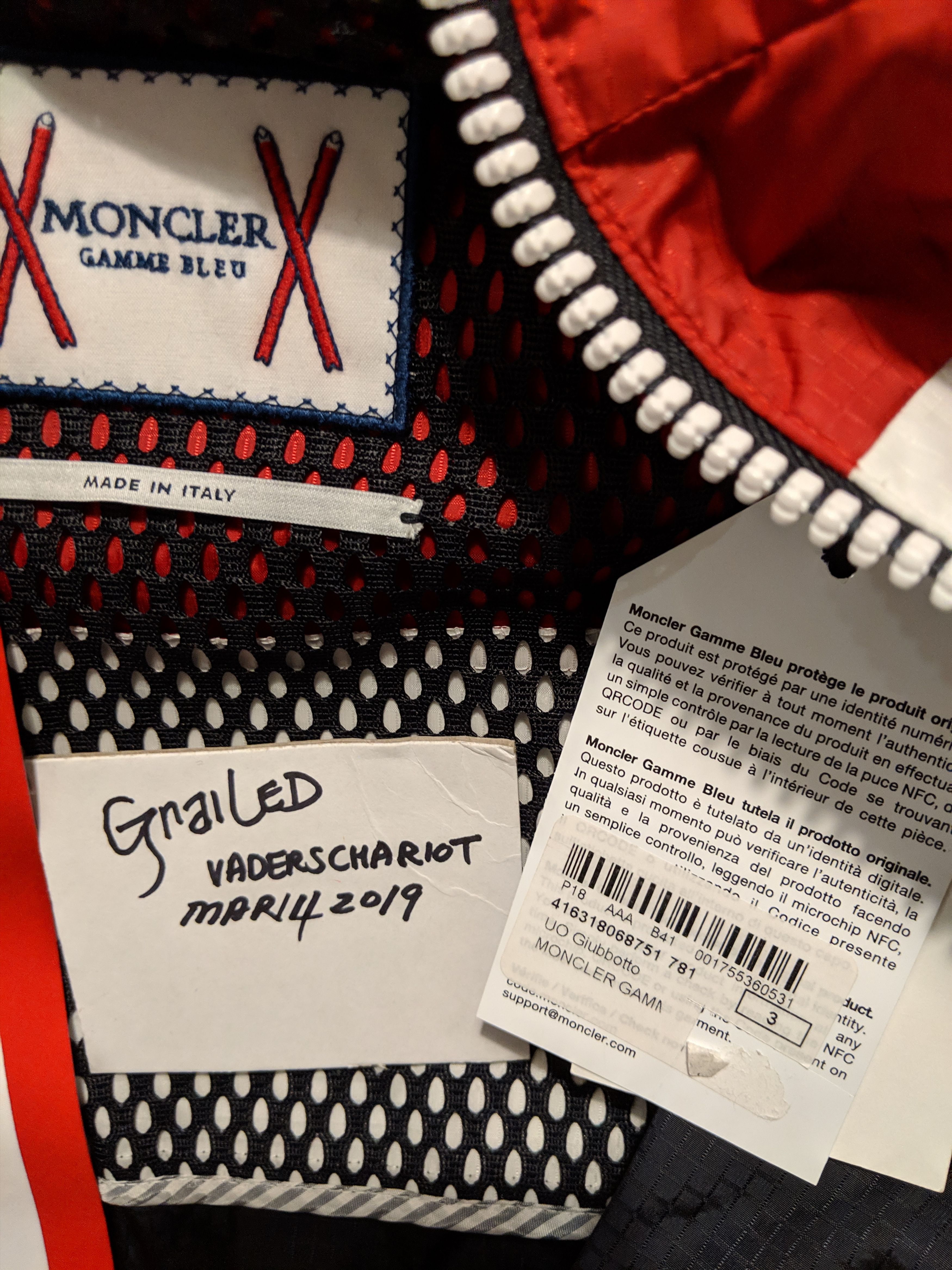 Moncler Gamme Bleu × Thom Browne MONCLER GAMME BLEU GIUBBOTTO HOODED JACKET SIZE 3 Size US M / EU 48-50 / 2 - 7 Thumbnail