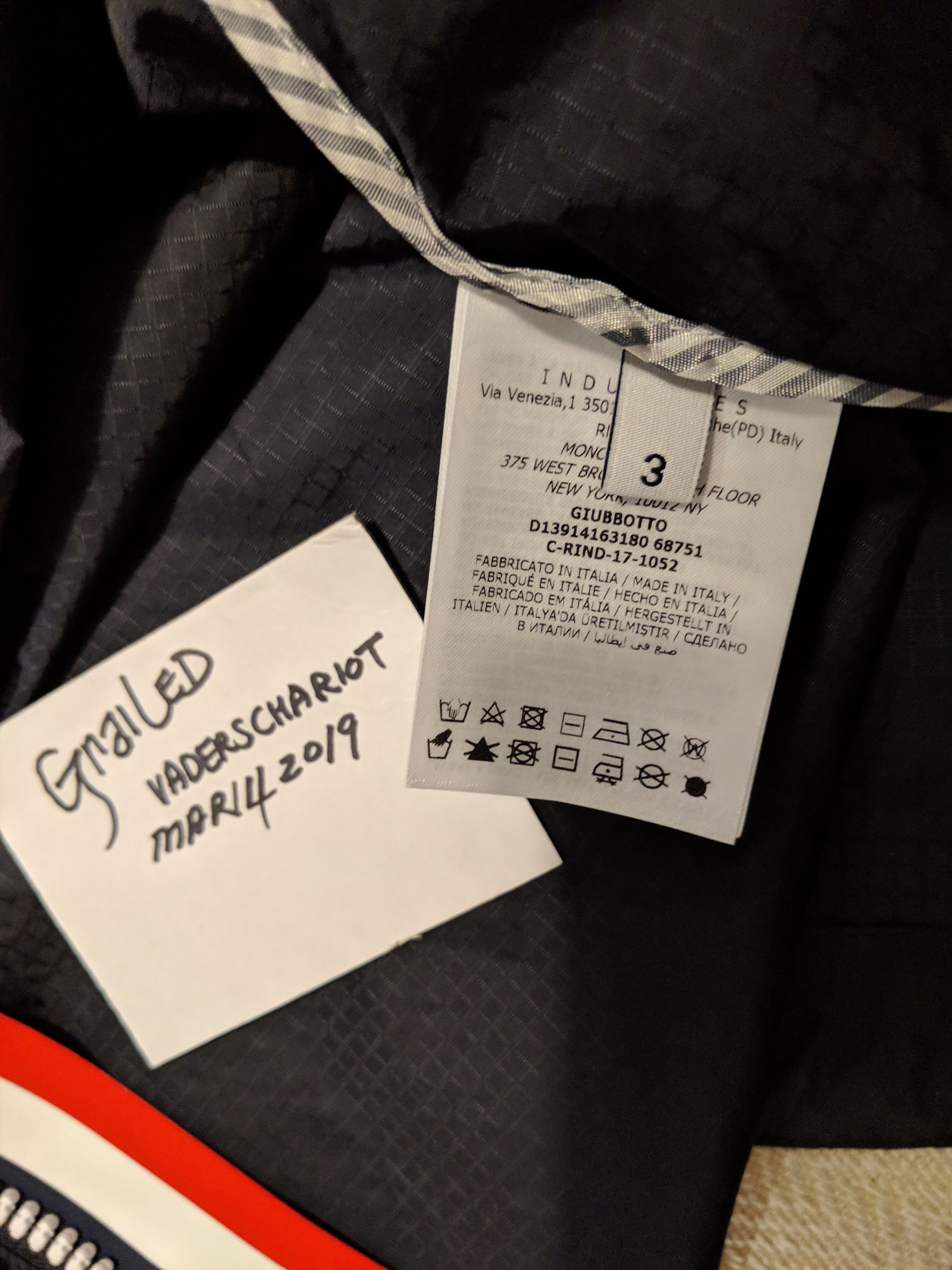Moncler Gamme Bleu × Thom Browne MONCLER GAMME BLEU GIUBBOTTO HOODED JACKET SIZE 3 Size US M / EU 48-50 / 2 - 5 Thumbnail