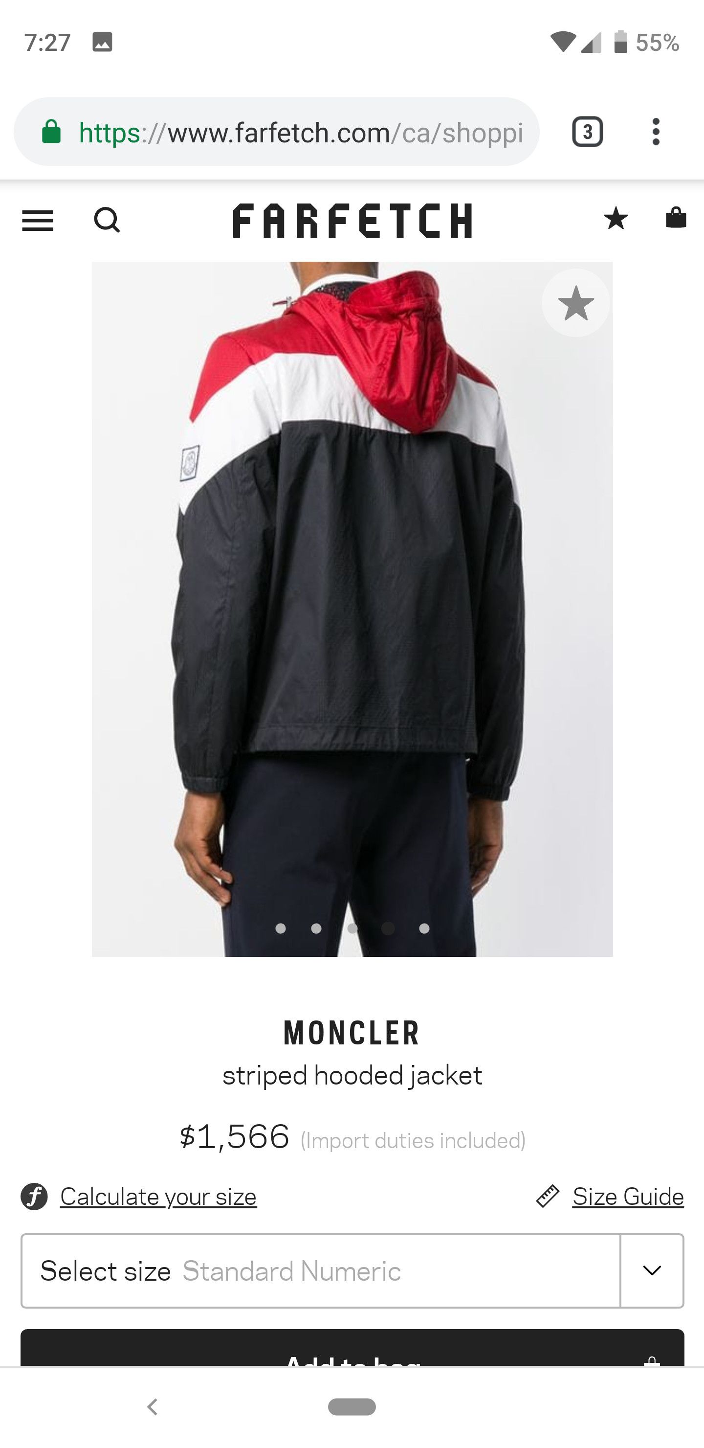 Moncler Gamme Bleu × Thom Browne MONCLER GAMME BLEU GIUBBOTTO HOODED JACKET SIZE 3 Size US M / EU 48-50 / 2 - 1 Thumbnail