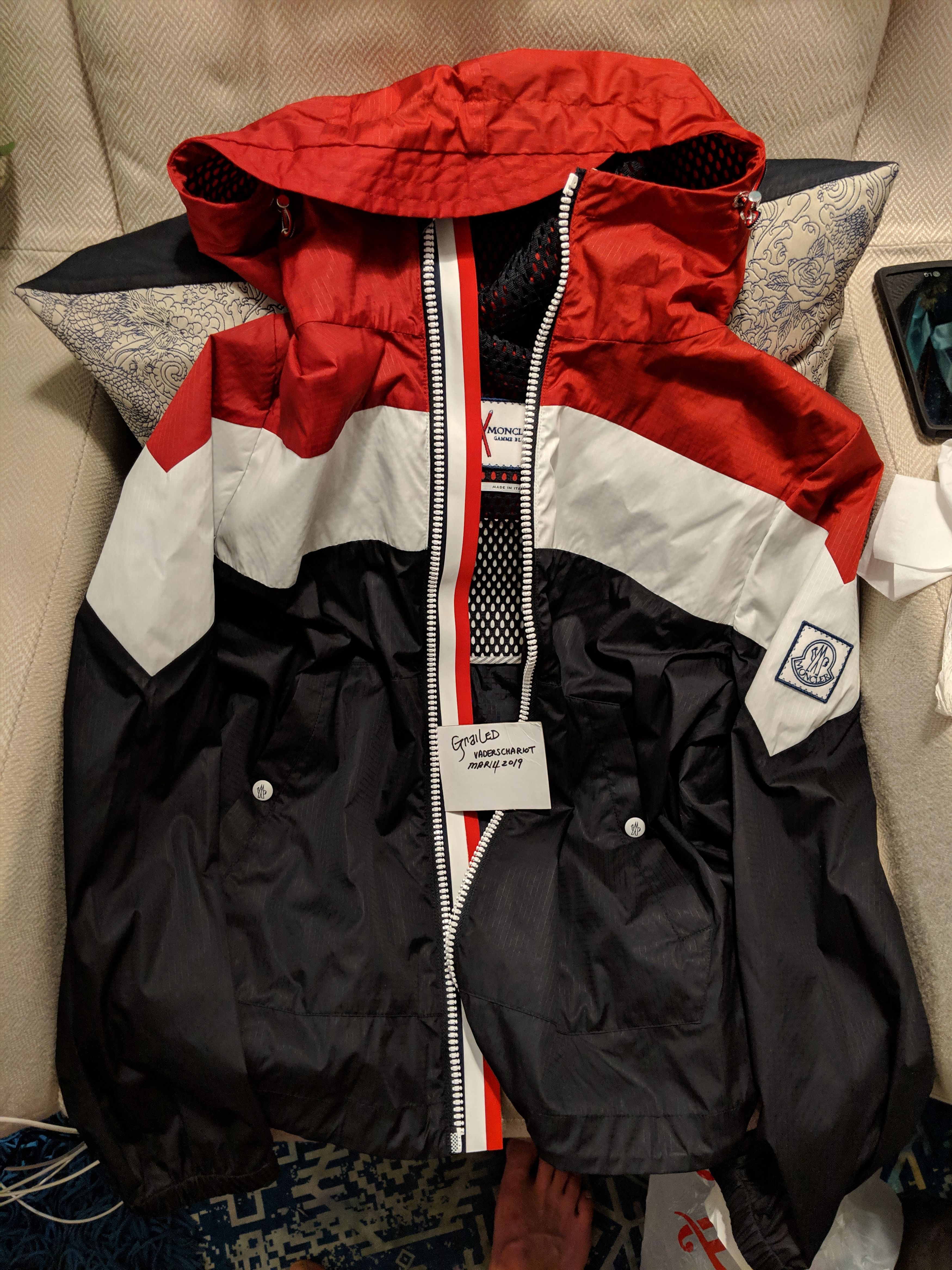 Moncler Gamme Bleu × Thom Browne MONCLER GAMME BLEU GIUBBOTTO HOODED JACKET SIZE 3 Size US M / EU 48-50 / 2 - 9 Thumbnail