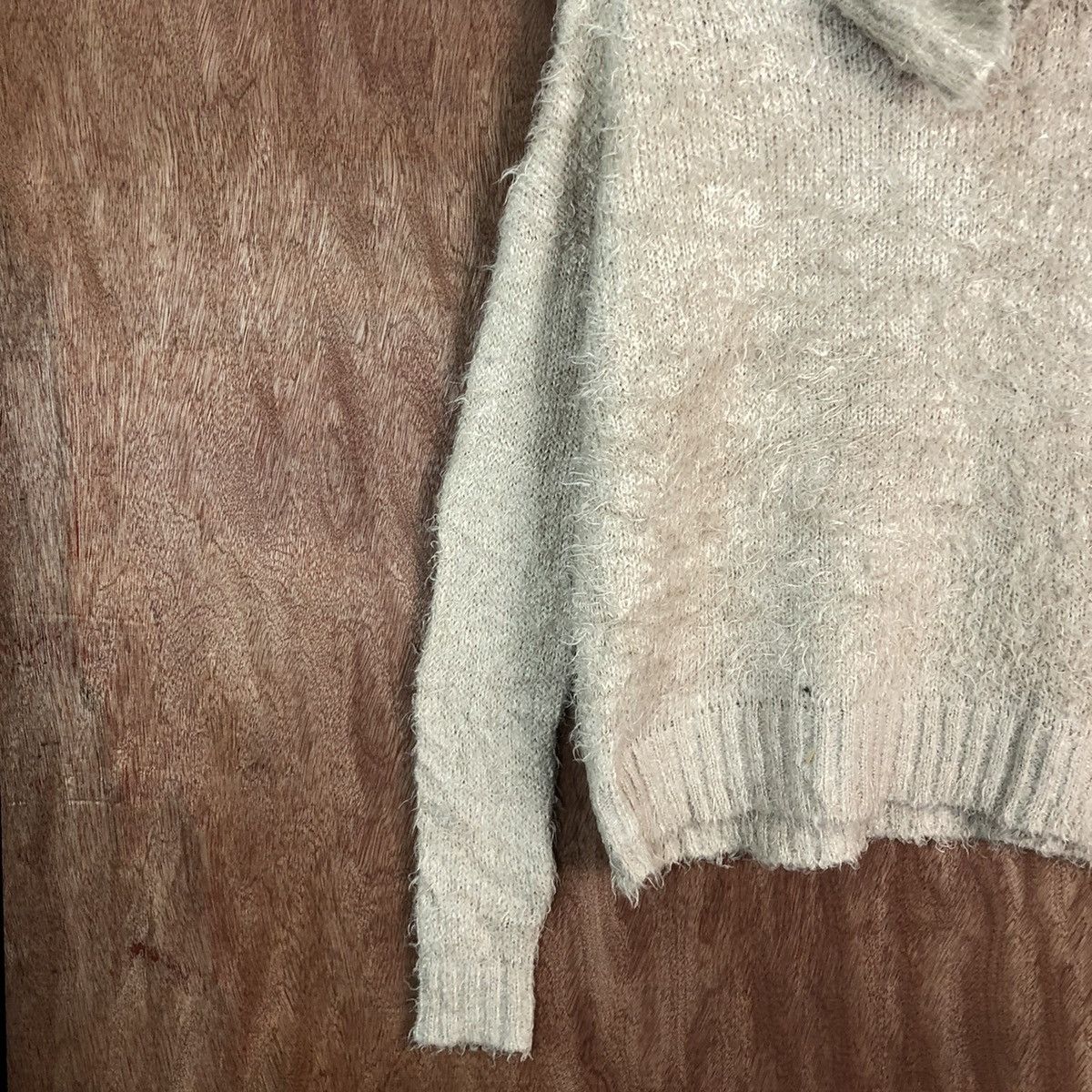Homespun Knitwear × Japanese Brand Creer Brown Mohair Shag Shaggy Knitwear #c424 Size M / US 6-8 / IT 42-44 - 7 Thumbnail