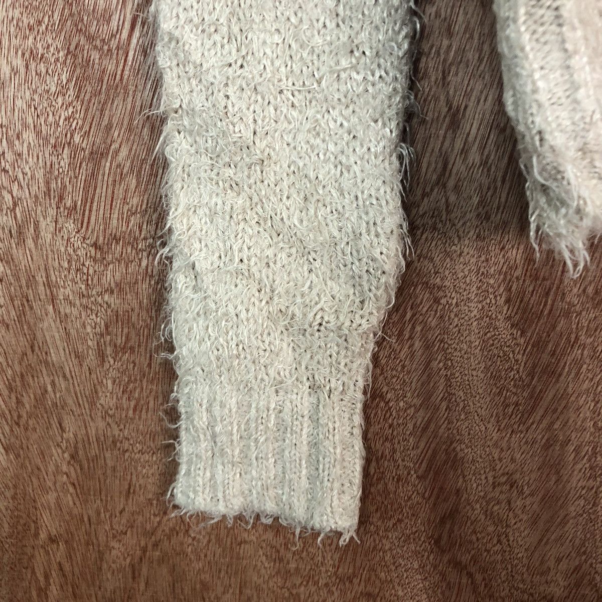 Homespun Knitwear × Japanese Brand Creer Brown Mohair Shag Shaggy Knitwear #c424 Size M / US 6-8 / IT 42-44 - 6 Thumbnail