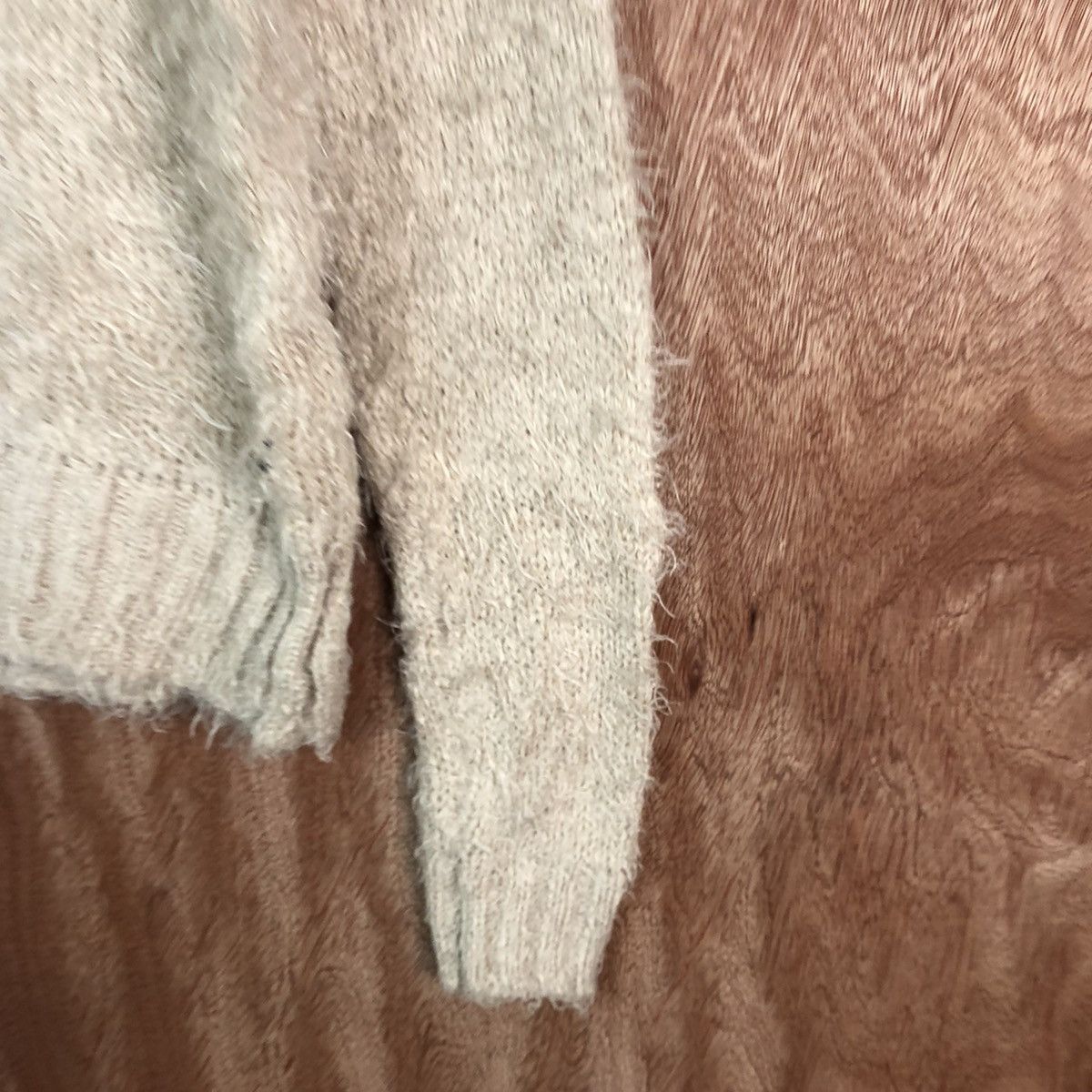 Homespun Knitwear × Japanese Brand Creer Brown Mohair Shag Shaggy Knitwear #c424 Size M / US 6-8 / IT 42-44 - 4 Thumbnail