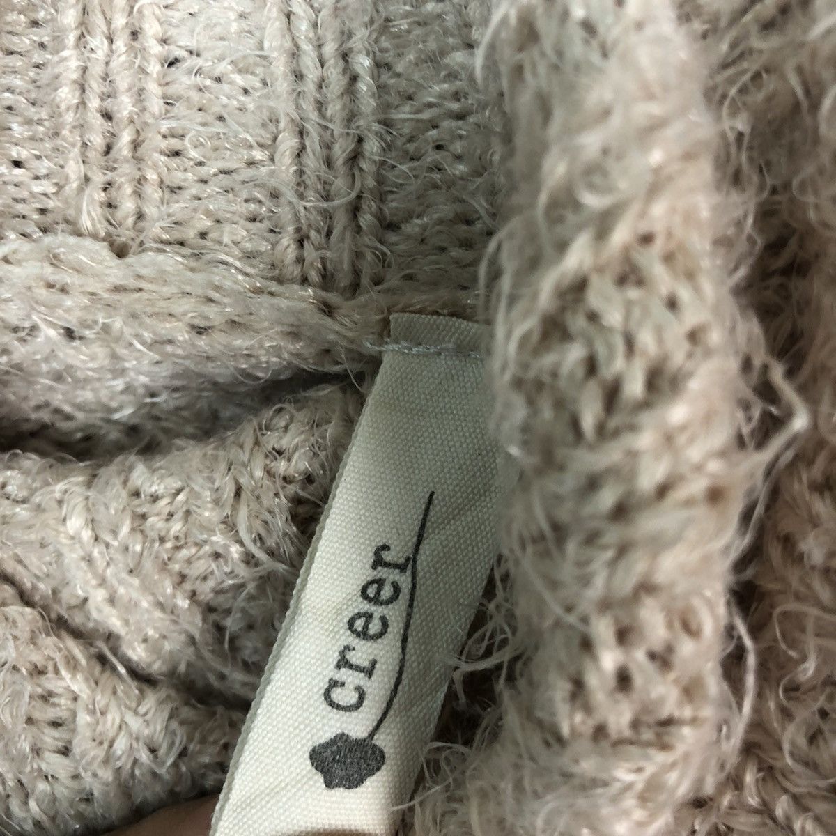Homespun Knitwear × Japanese Brand Creer Brown Mohair Shag Shaggy Knitwear #c424 Size M / US 6-8 / IT 42-44 - 8 Thumbnail