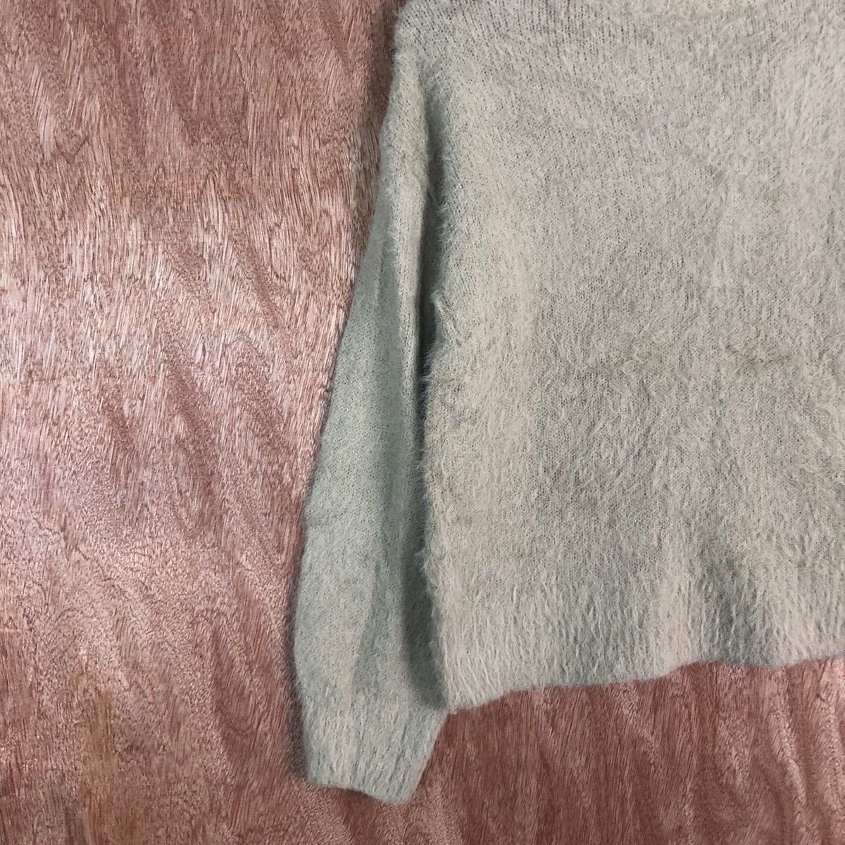 Homespun Knitwear DLL Earth Music & Ecology Brown Mohair Shaggy Knitwear #c422 Size US S / EU 44-46 / 1 - 7 Thumbnail