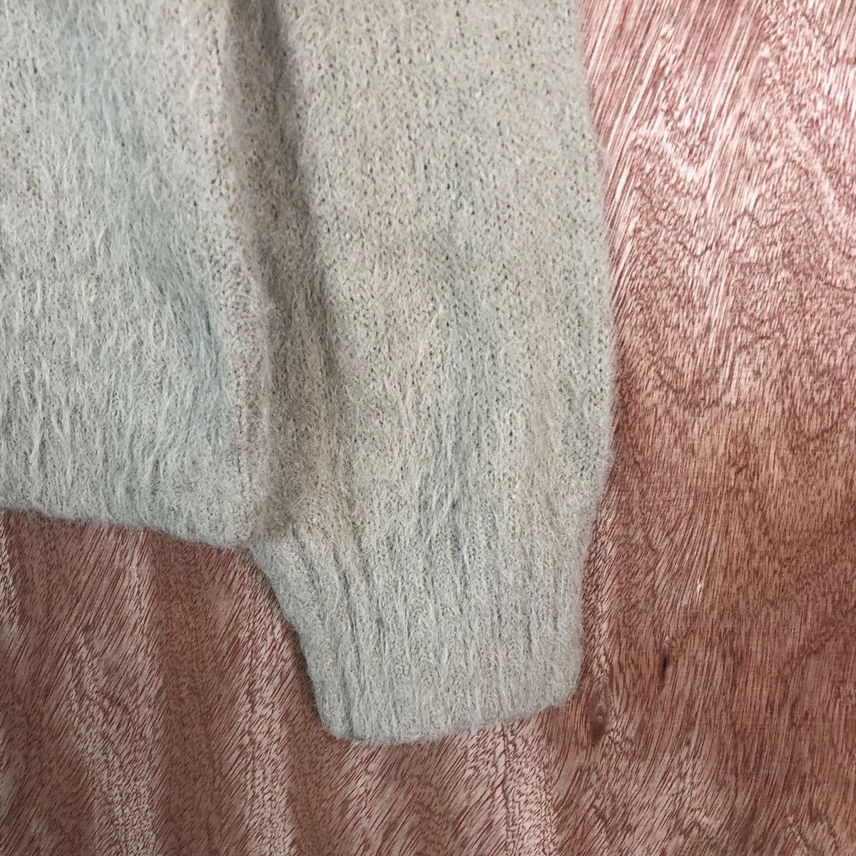 Homespun Knitwear DLL Earth Music & Ecology Brown Mohair Shaggy Knitwear #c422 Size US S / EU 44-46 / 1 - 4 Thumbnail