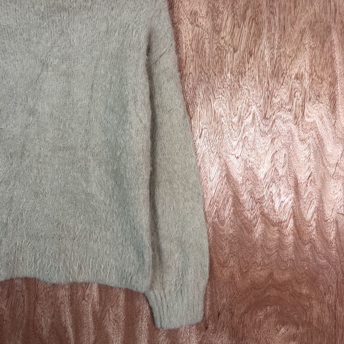 Homespun Knitwear DLL Earth Music & Ecology Brown Mohair Shaggy Knitwear #c422 Size US S / EU 44-46 / 1 - 5 Thumbnail