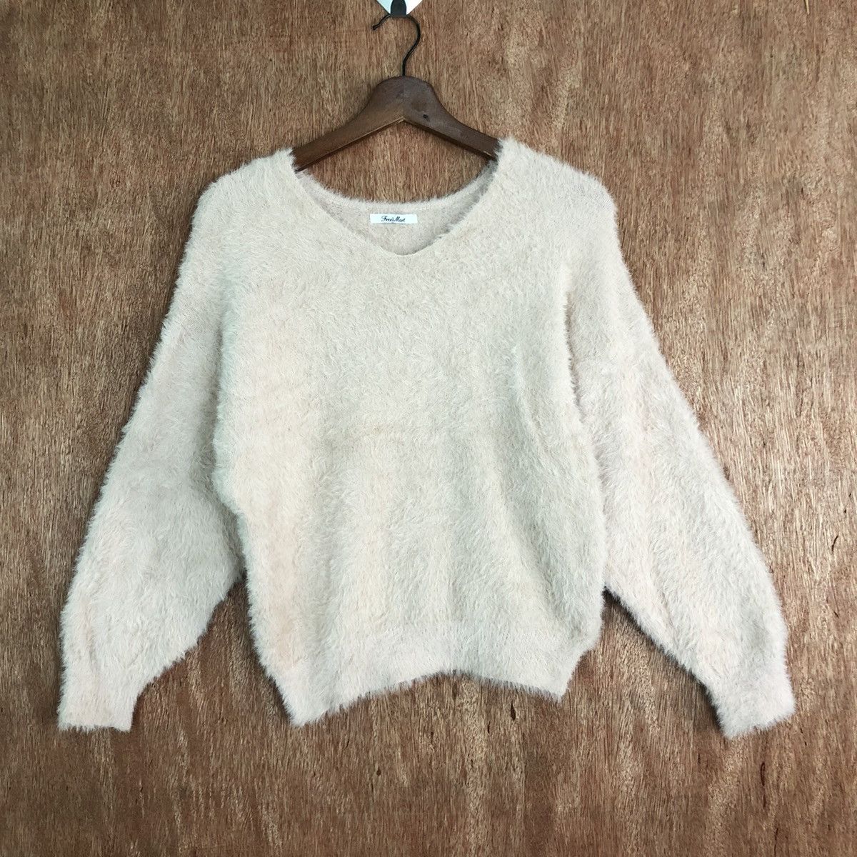 Homespun Knitwear DLL Frees Mart Mohair Shag Shaggy fur japan Knitwear #c399 Size US S / EU 44-46 / 1 - 1 Thumbnail