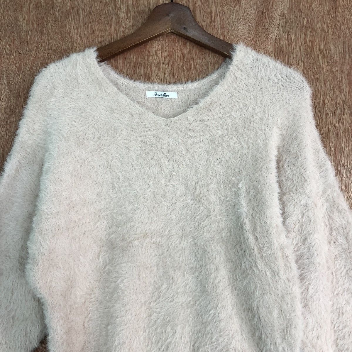 Homespun Knitwear DLL Frees Mart Mohair Shag Shaggy fur japan Knitwear #c399 Size US S / EU 44-46 / 1 - 8 Thumbnail
