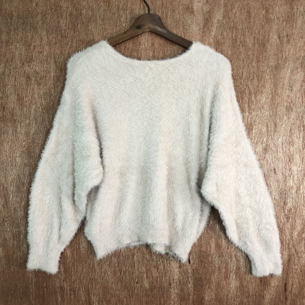Homespun Knitwear DLL Frees Mart Mohair Shag Shaggy fur japan Knitwear #c399 Size US S / EU 44-46 / 1 - 10 Thumbnail