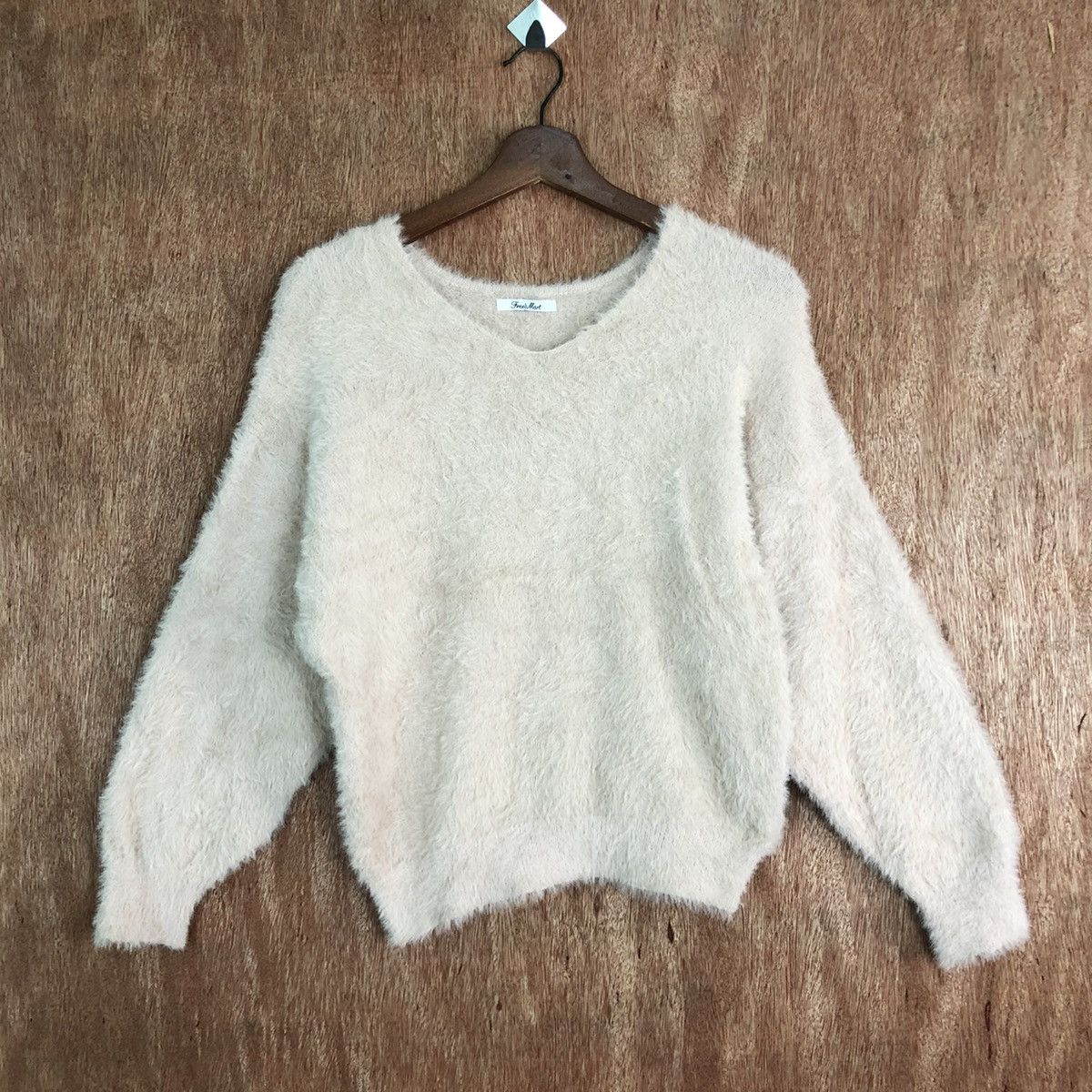 Homespun Knitwear DLL Frees Mart Mohair Shag Shaggy fur japan Knitwear #c399 Size US S / EU 44-46 / 1 - 3 Thumbnail